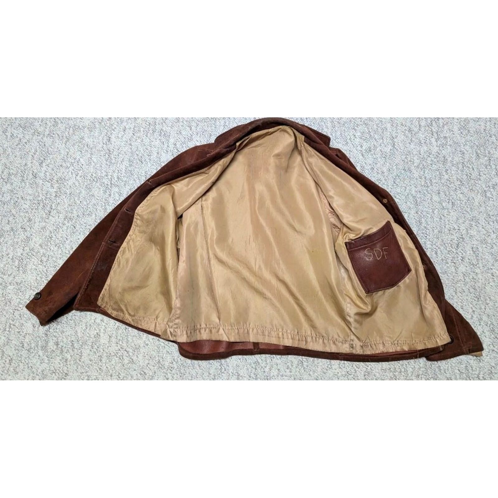 Vintage VINTAGE DEERSKIN suede leather M western ROCKABILLY blazer jacket Women Size M / US 6-8 / IT 42-44 - 6 Thumbnail