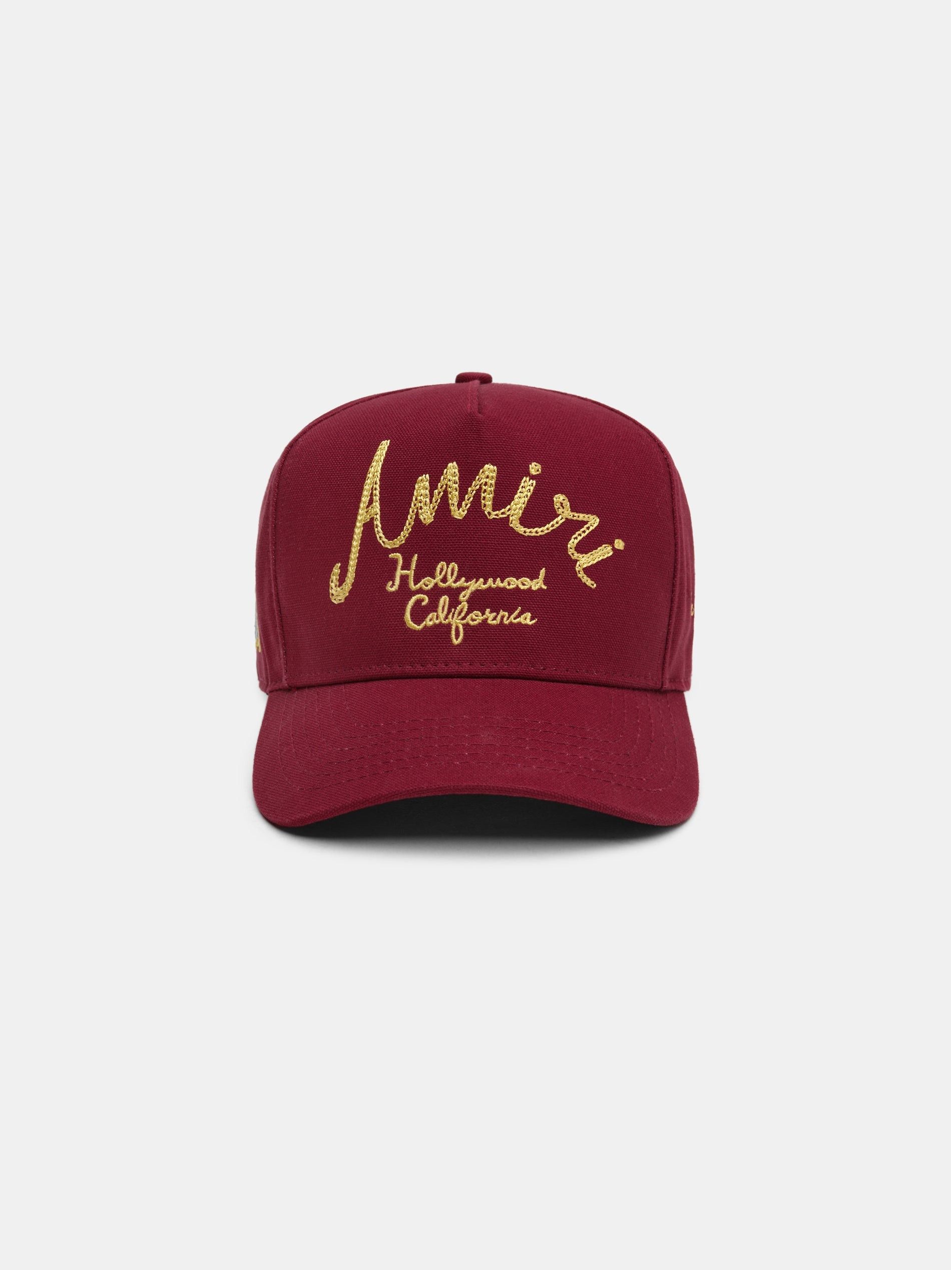 Amiri o1orln1025 Size: OS / Hollywood Canvas Hat / Cap in Red Size ONE SIZE - 1 Thumbnail