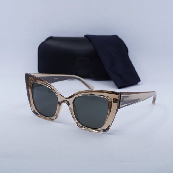 Saint Laurent Paris 🕶️ New Saint Laurent SL552 006 Sunglasses - Nude Frame Size ONE SIZE - 10 Thumbnail