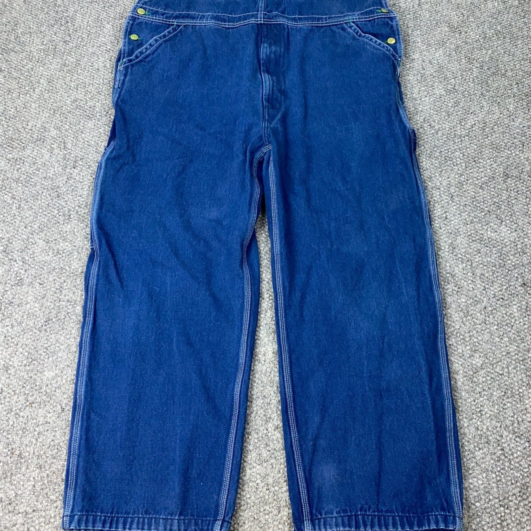Vintage VINTAGE Liberty Denim Overalls Jeans 42x30 Men Blue 5-Pocket USA 90s Mens Regular Cotton denim workwear Size US 42 / EU 58 - 6 Thumbnail