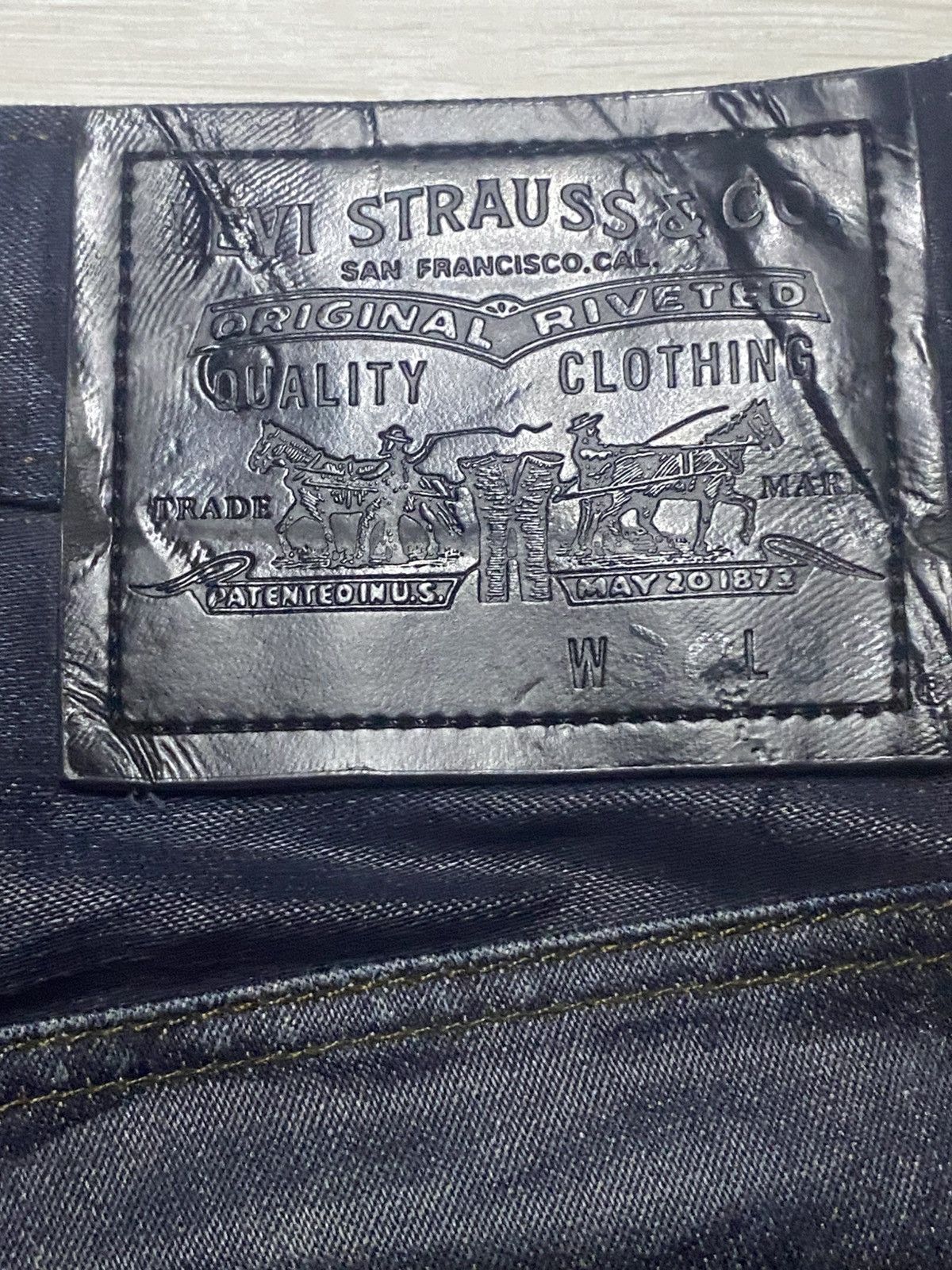 Levi's Levis Y2K Black Denim Distressed Slim Fit Jeans Size US 30 / EU 46 - 13 Thumbnail