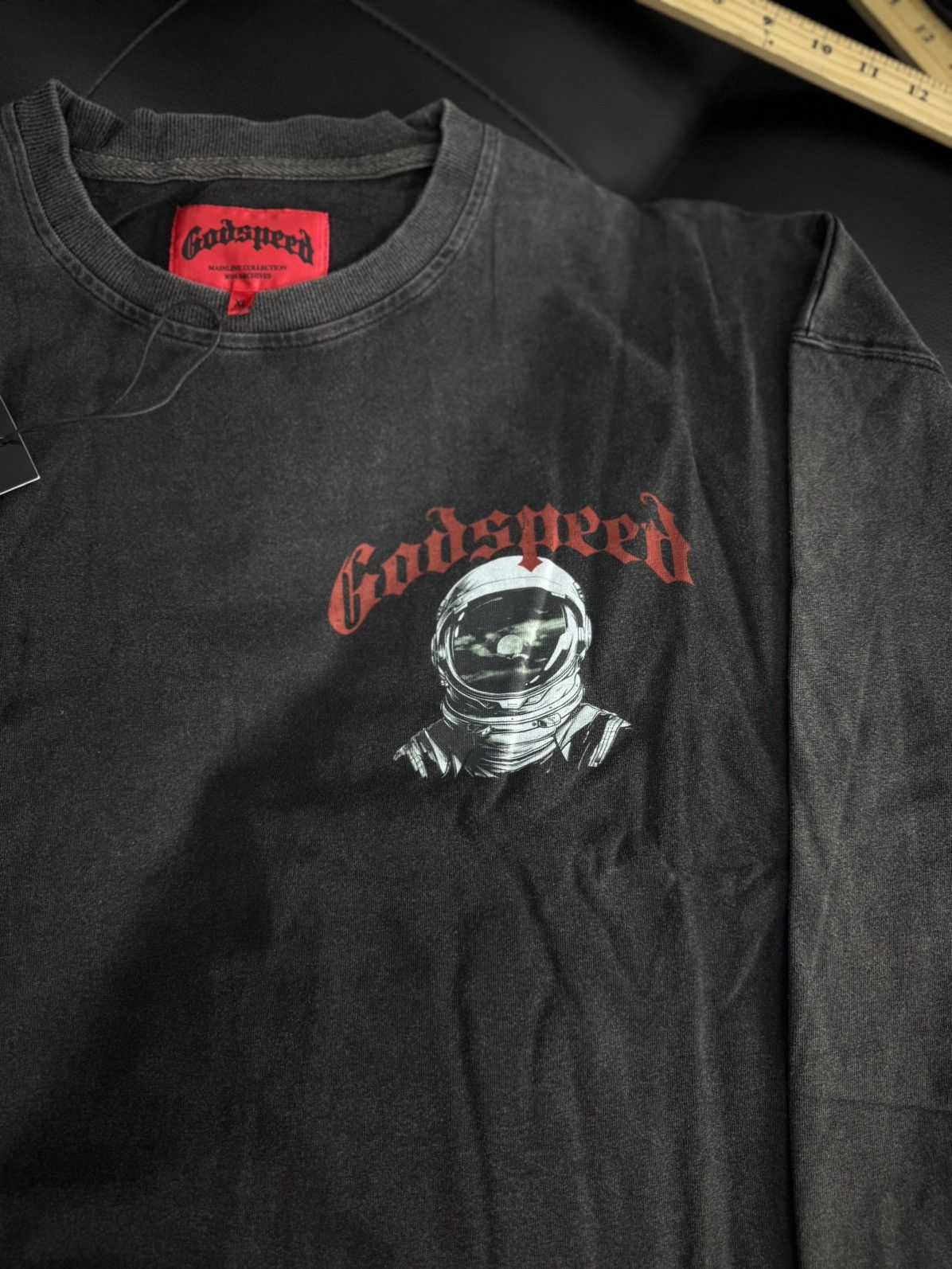 Godspeed Godspeed Moon Astronaut L/S Tee Shirt Size XL (NEW) Size US XL / EU 56 / 4 - 2 Thumbnail