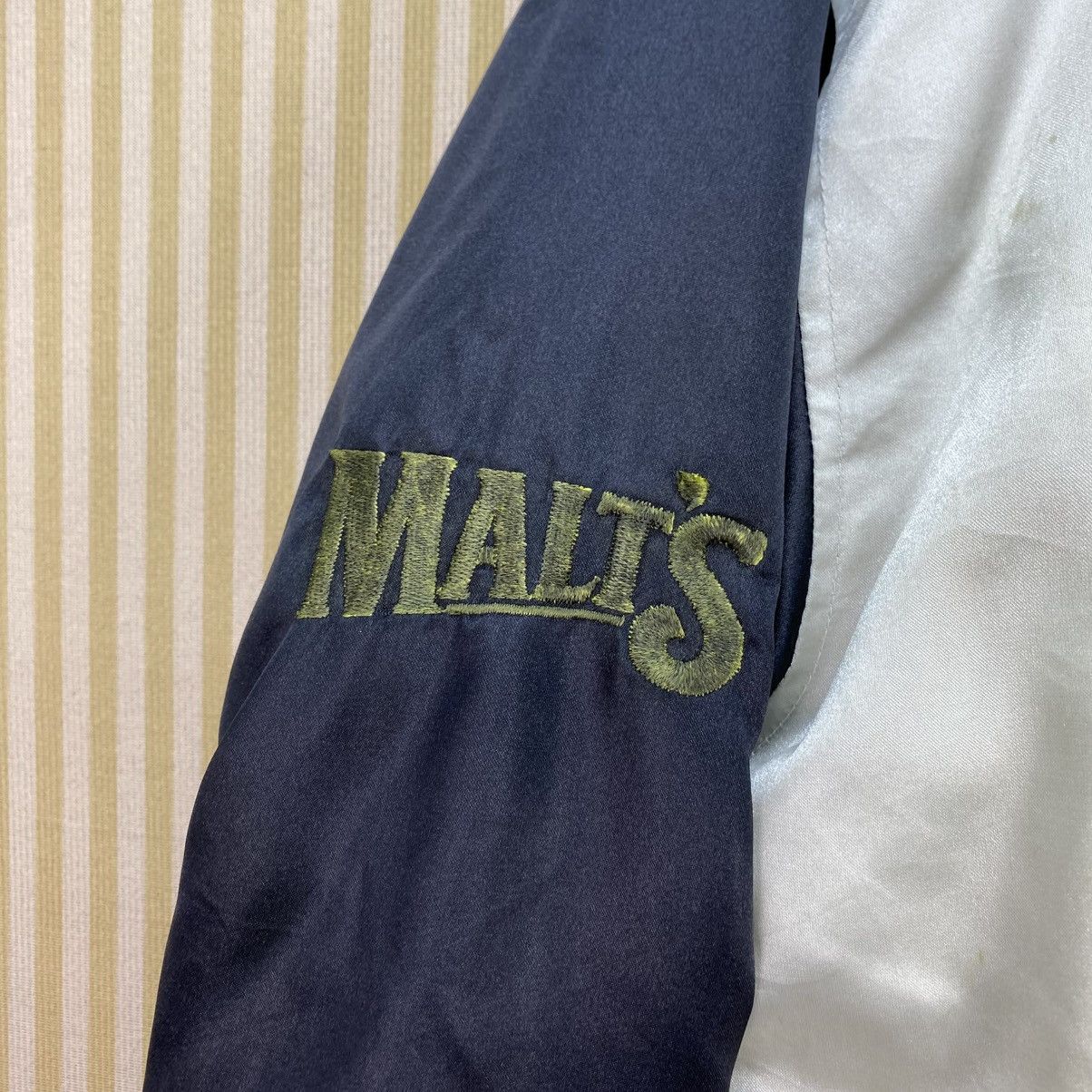 Japanese Brand 🫶 vintage Suntory Malts Japanese branded baseball Jacket Size US M / EU 48-50 / 2 - 10 Thumbnail