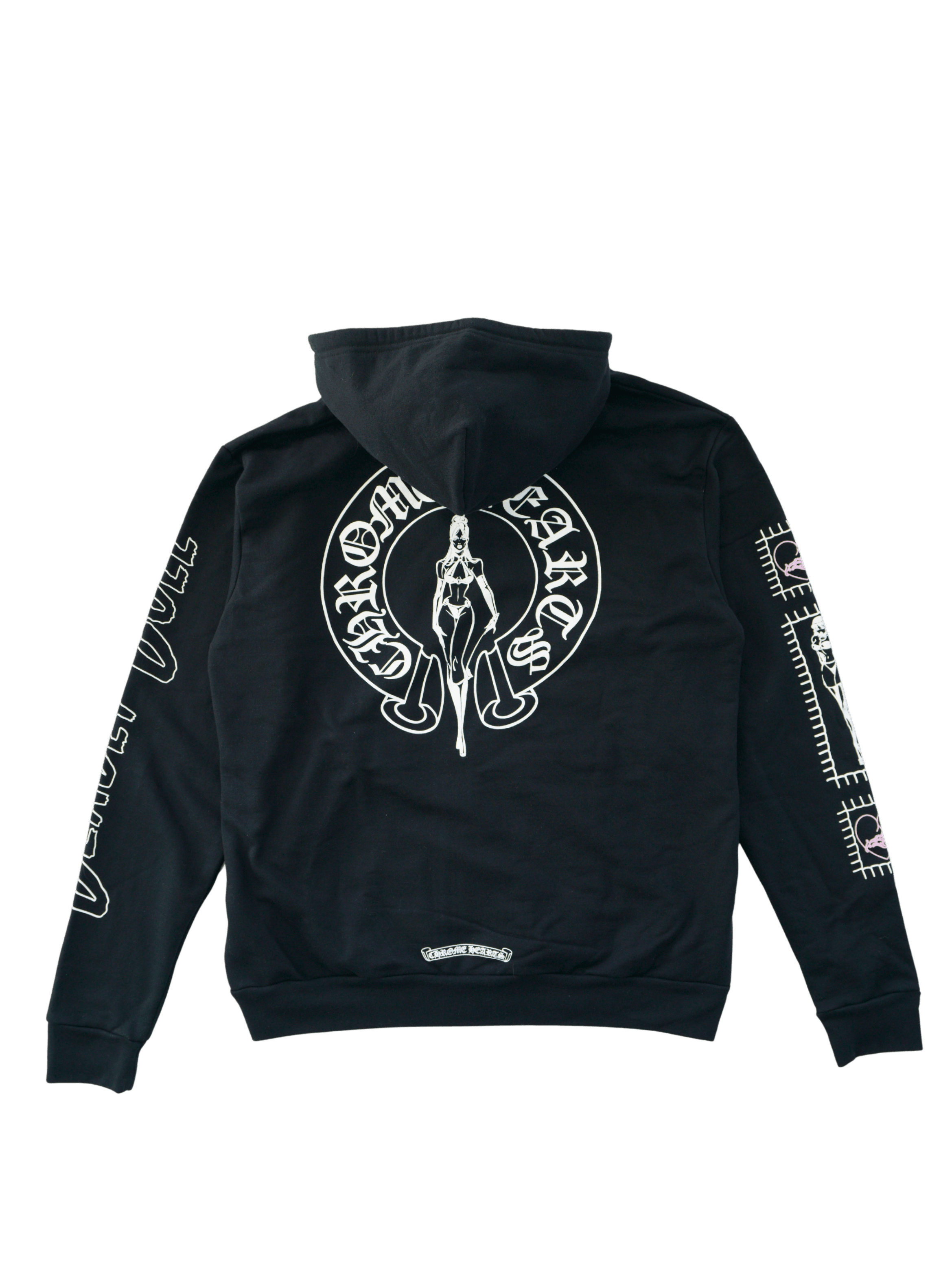 Chrome Hearts Deadly Doll Horseshoe Zip Up Hoodie