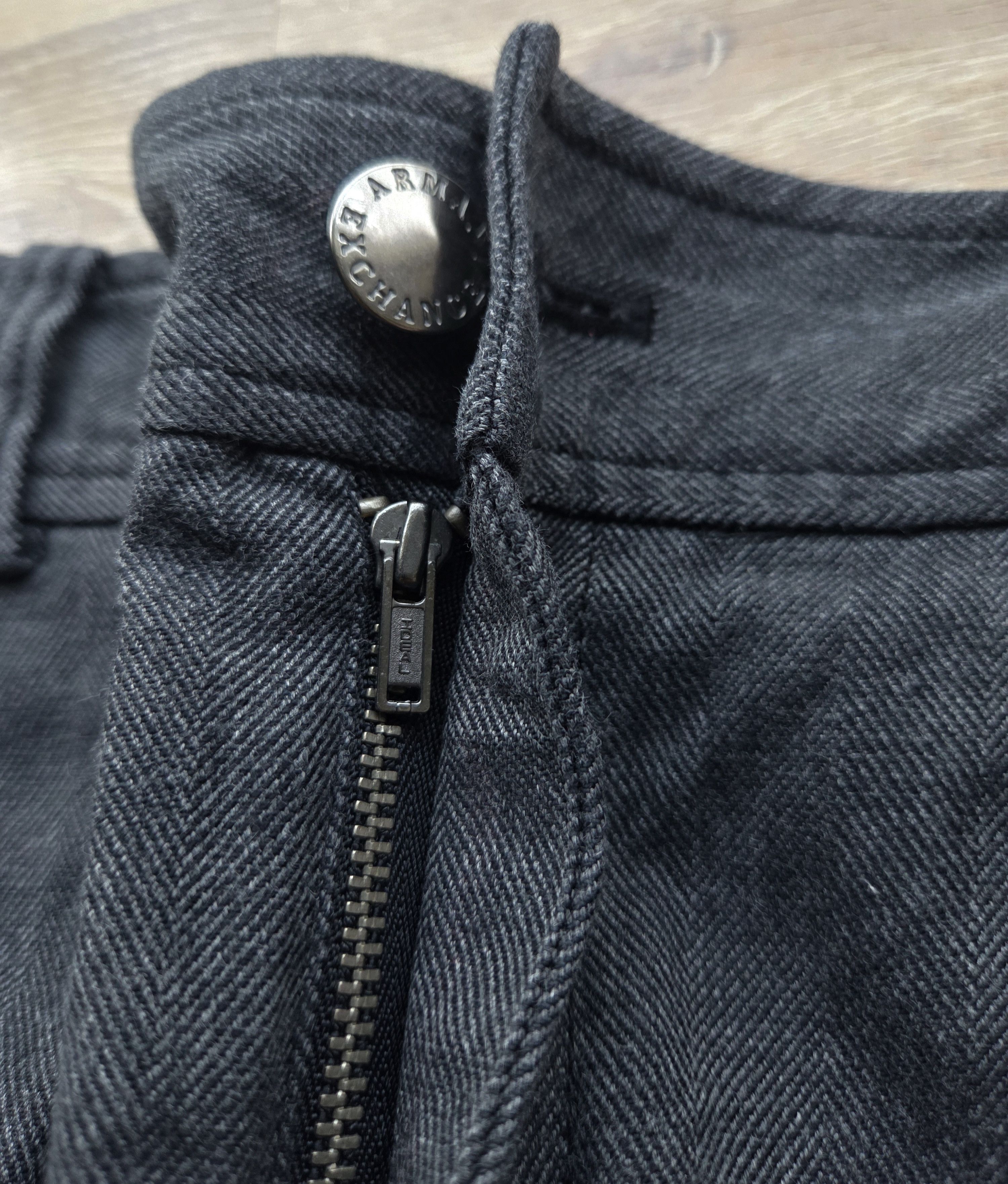 Armani Exchange Vintage Armani Exchange AX Multi Zipper Pockets Biker Pants Size 31" - 5 Thumbnail