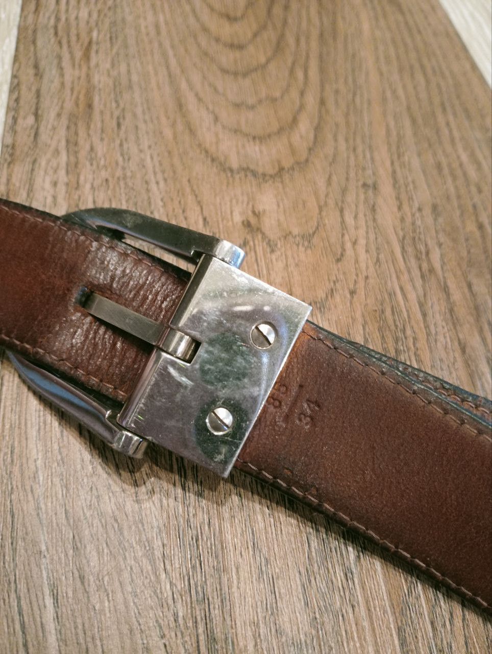 Louis Vuitton LOUIS VUITTON VINTAGE BLACK EPI SILVER METAL BELT Size ONE SIZE - 6 Thumbnail