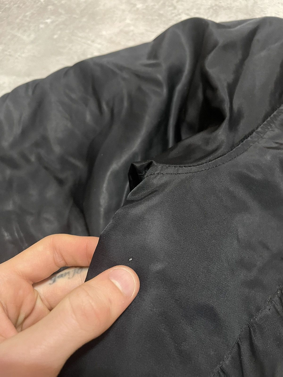 Alpha Industries Vintage 90's MA1 Flyer's Intermediate Bomber Jacket Size US L / EU 52-54 / 3 - 11 Thumbnail