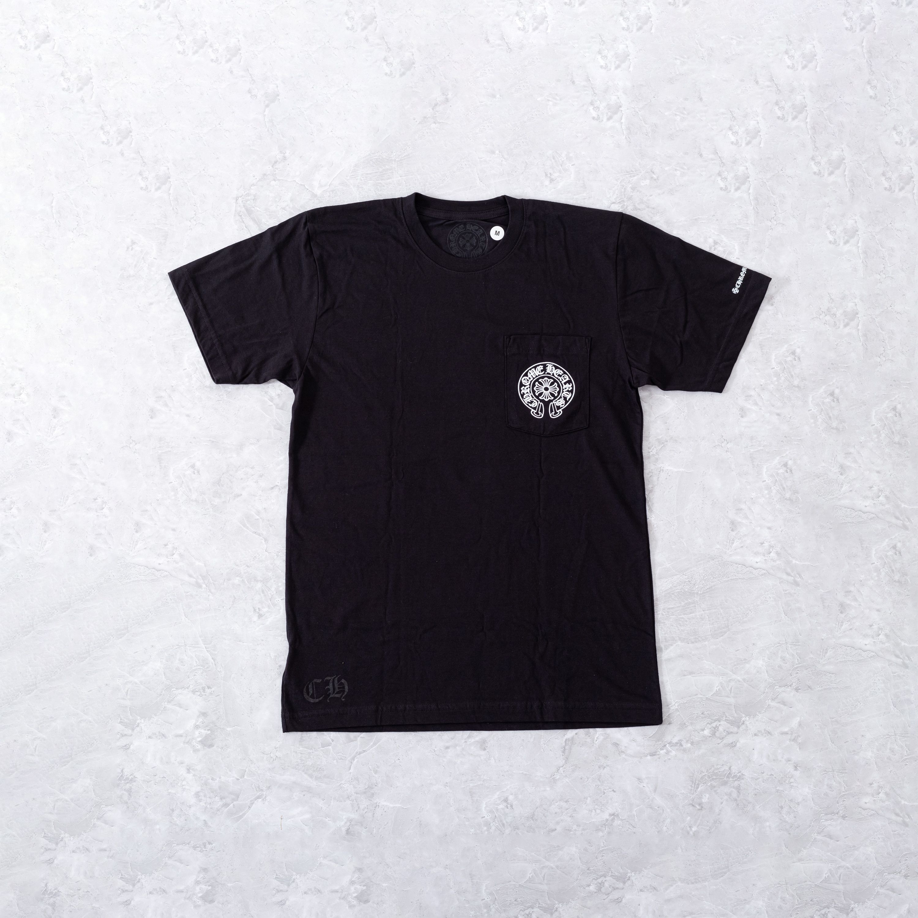 Chrome Hearts CHROME HEARTS Horseshoe Pocket T-Shirt BLACK Size US M / EU 48-50 / 2 - 2 Thumbnail