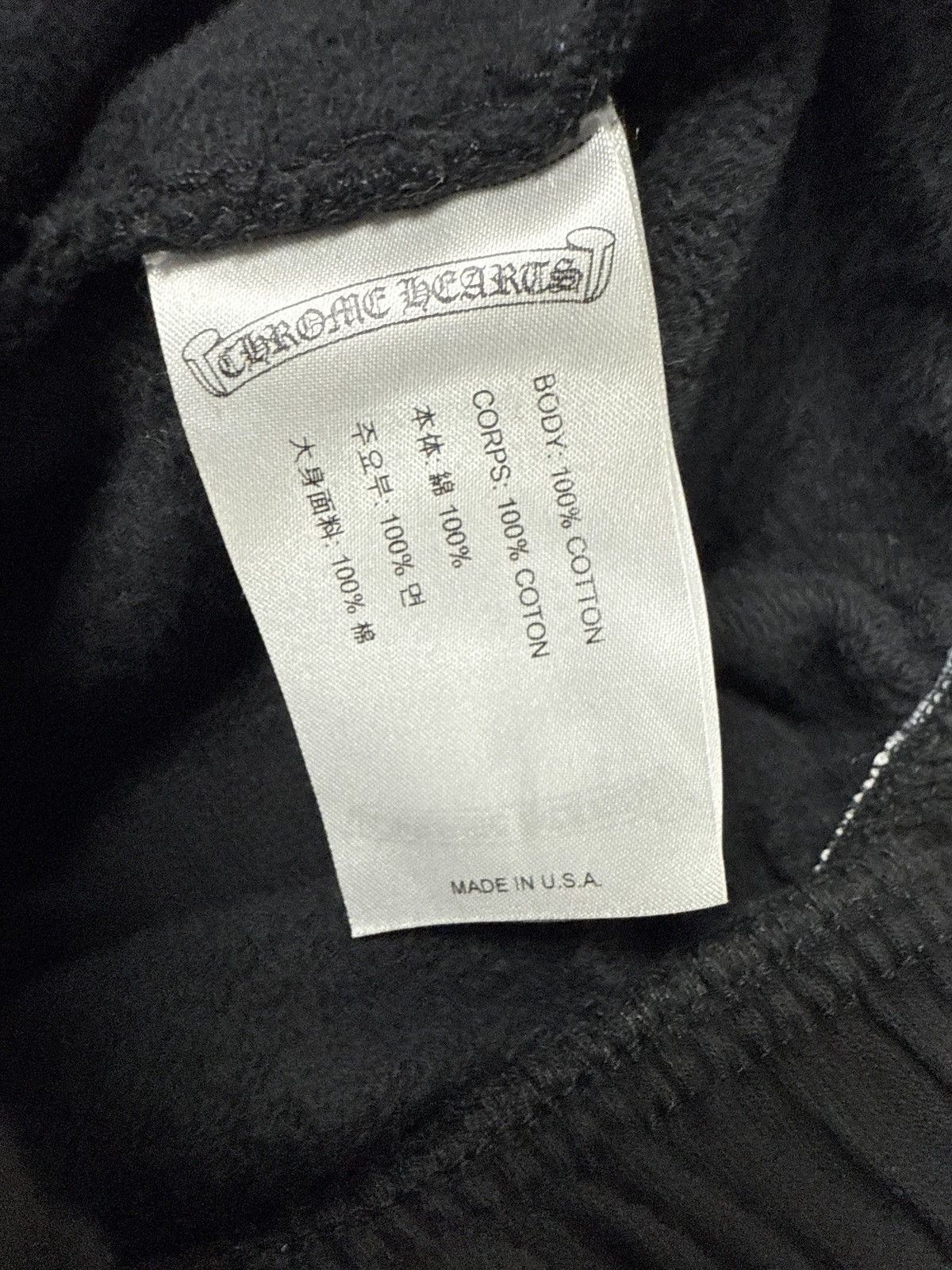 Chrome Hearts CHROME HEARTS HORSESHOE SWEATPANTS BLACK BLUE Size US 32 / EU 48 - 9 Thumbnail
