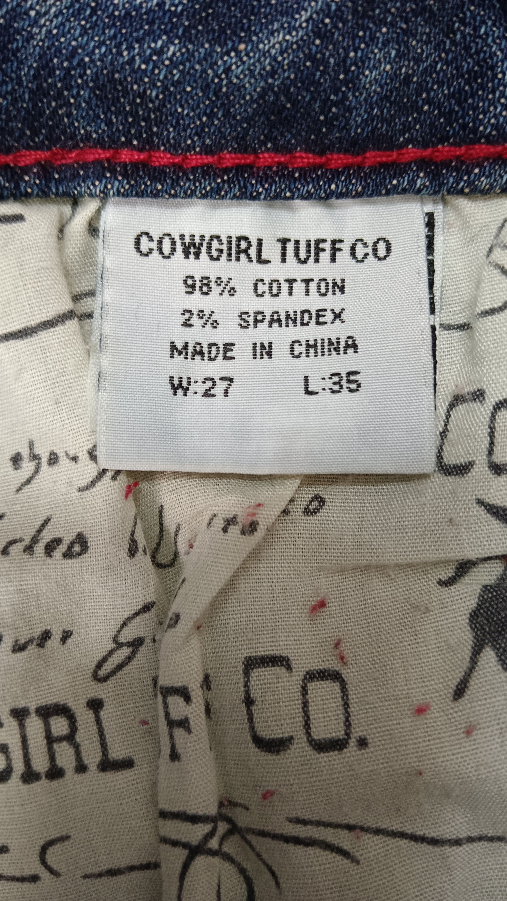 Country Road Cowgirl Country Wear Stretchable Low Rise Flare Denim Size 27" / US 4 / IT 40 - 17 Thumbnail