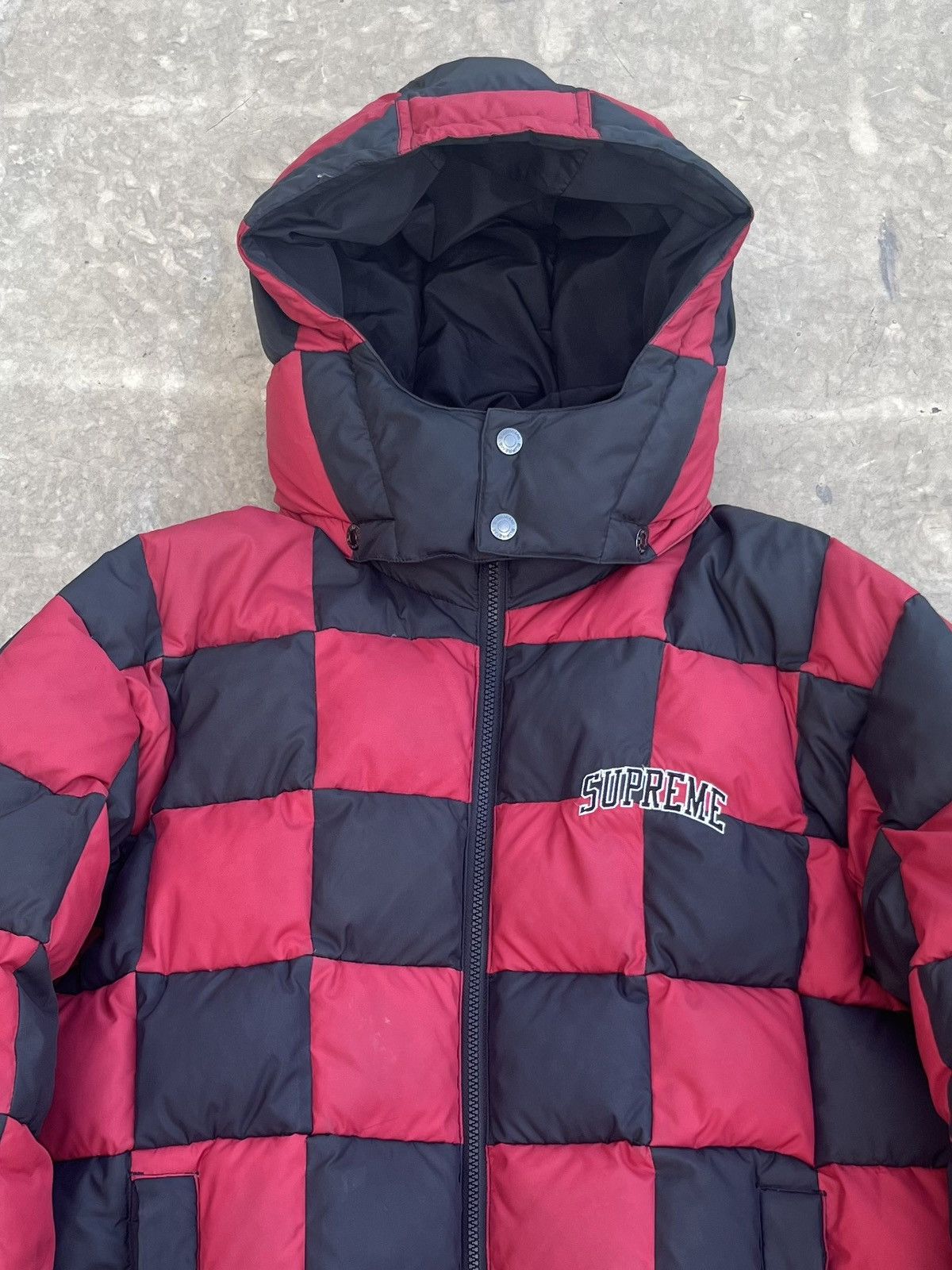 Supreme Supreme checkered puffer jacket Size US M / EU 48-50 / 2 - 2 Thumbnail