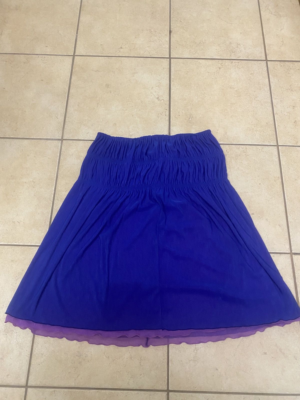 image of Issey Miyake Skirt in Navy, Women's (Size 28)