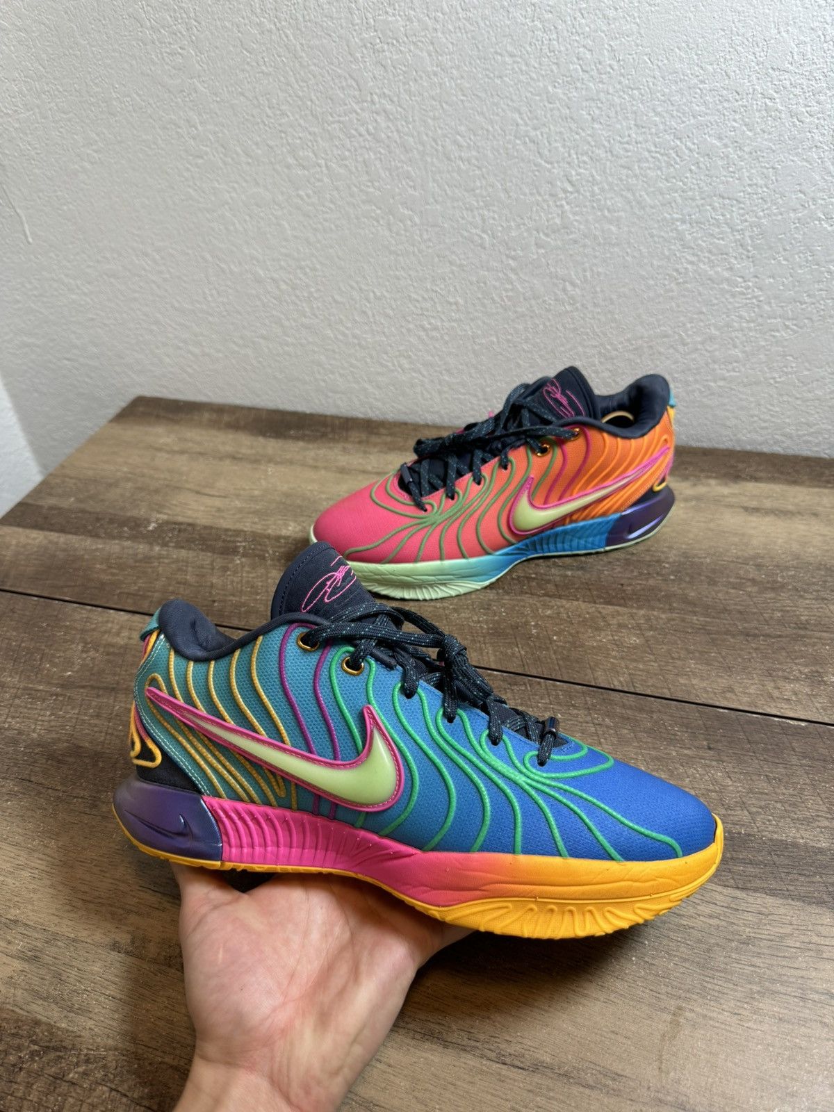 Nike SAMPLE Nike LeBron XXI 21 Sneaker Optimism Multicolor Size 9 Size US 9 / EU 42 - 1 Thumbnail