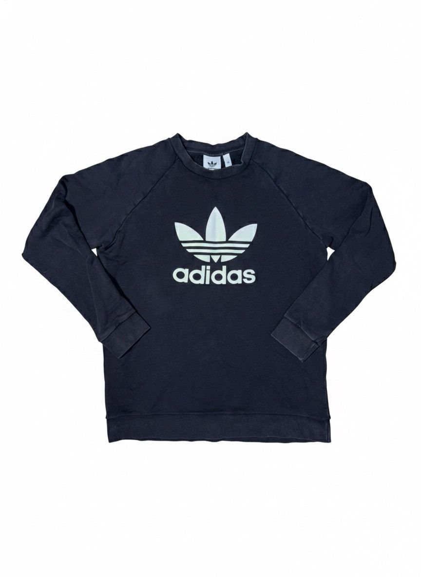 Adidas VTG x Adidas x Faded Unisex Trefoil Logo Sweatshirt Size US XXL / EU 58 / 5 - 1 Thumbnail