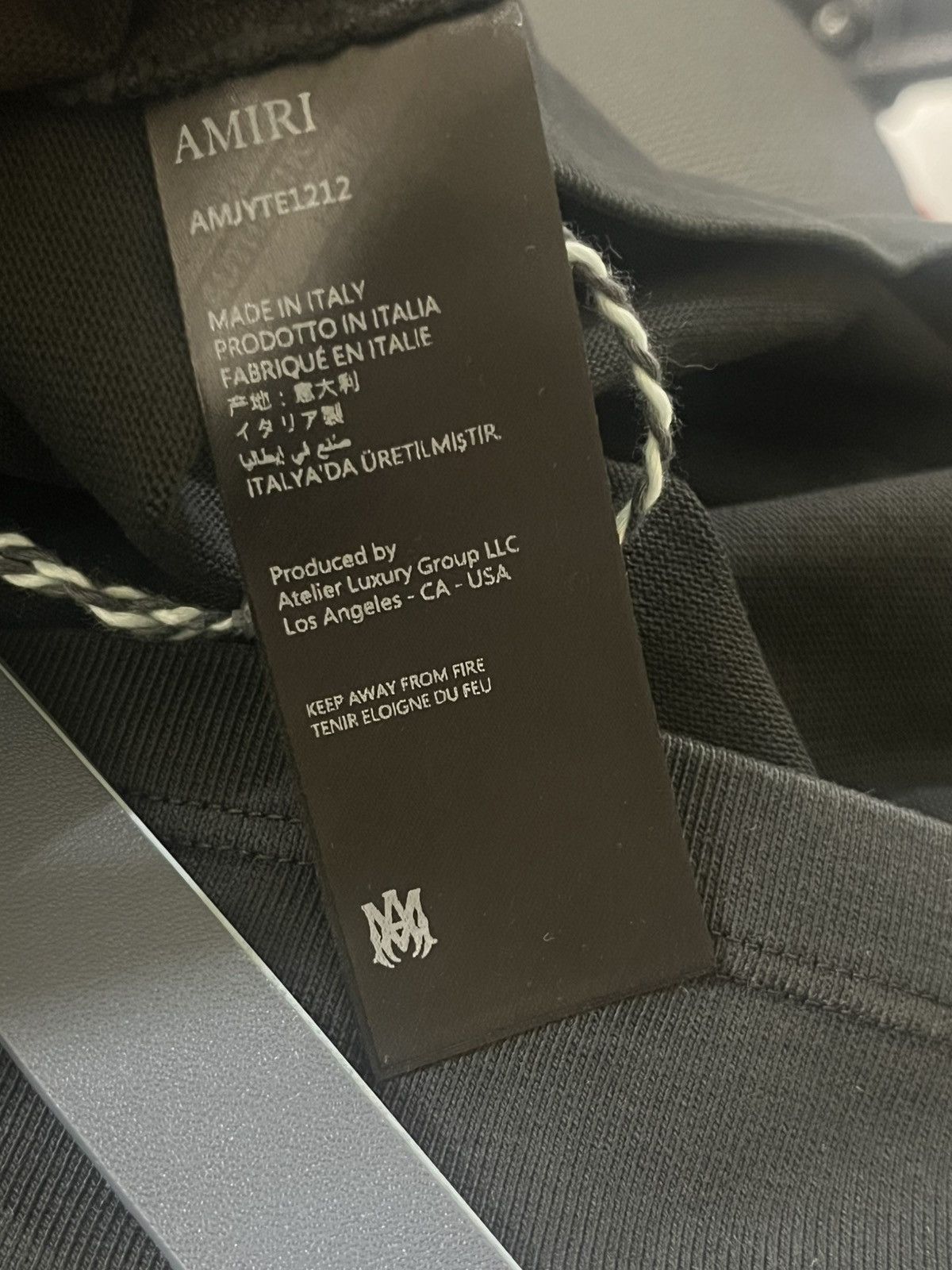 Amiri Amiri Crystal Sinners Tee Sz Large Size US L / EU 52-54 / 3 - 8 Thumbnail