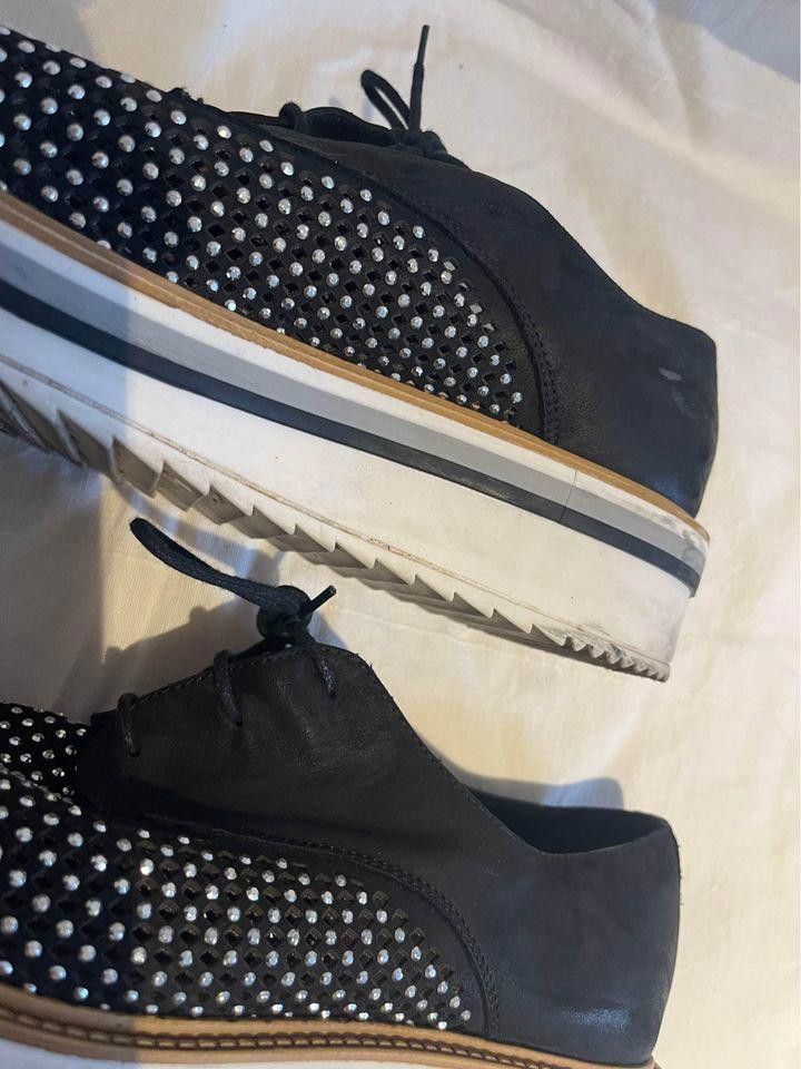 Designer Browns Leather Diamond Shoes Size US 10 / IT 40 - 5 Thumbnail