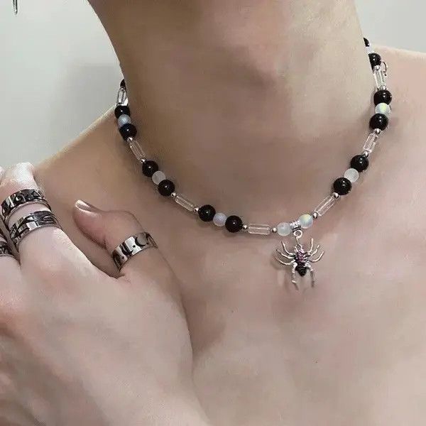 Jewelry Electro Spider Chain Crystal Silver Star Pop Fantasy Size ONE SIZE - 1 Thumbnail