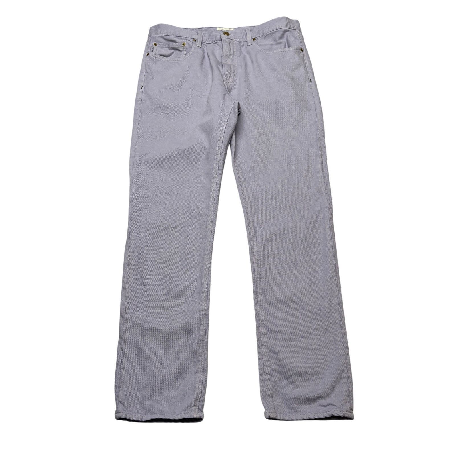 Sid Mashburn Sid Mashburn Straight Leg Jeans 33x30 Purple Denim 5 Pocket Size US 33 - 1 Thumbnail
