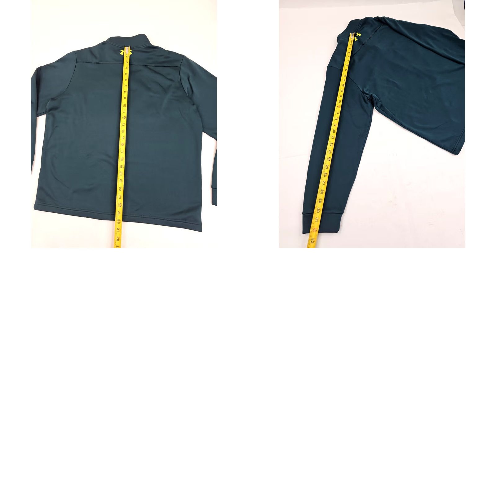 Under Armour Under Armour ColdGear 1/4 Zip Pullover Fleece Sweater Men L Green Size US L / EU 52-54 / 3 - 8 Thumbnail