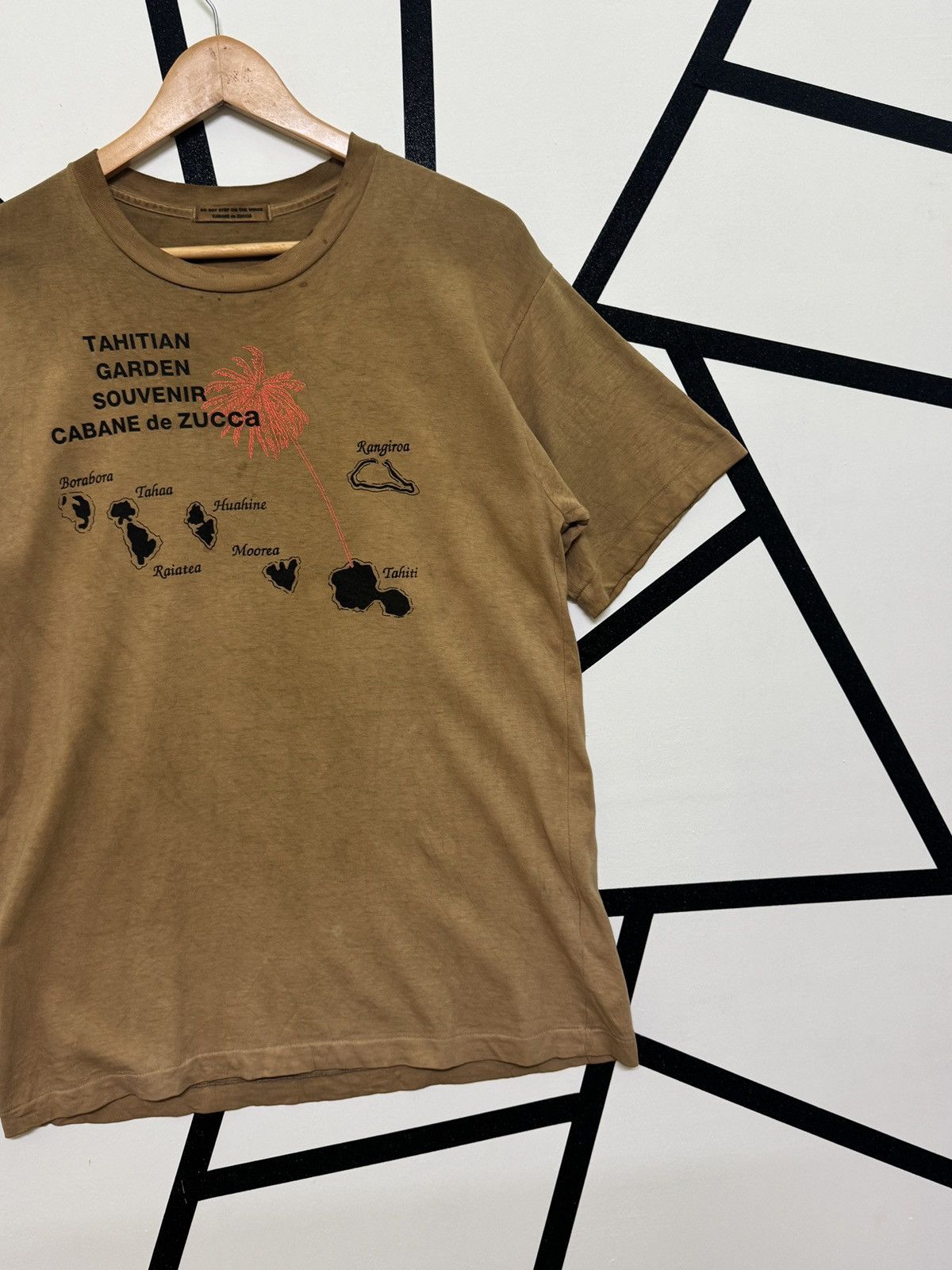 CABANE de ZUCCa Vtg Single Stitch Cabane De Zucca Mud Wash Faded Tee Size US M / EU 48-50 / 2 - 4 Thumbnail