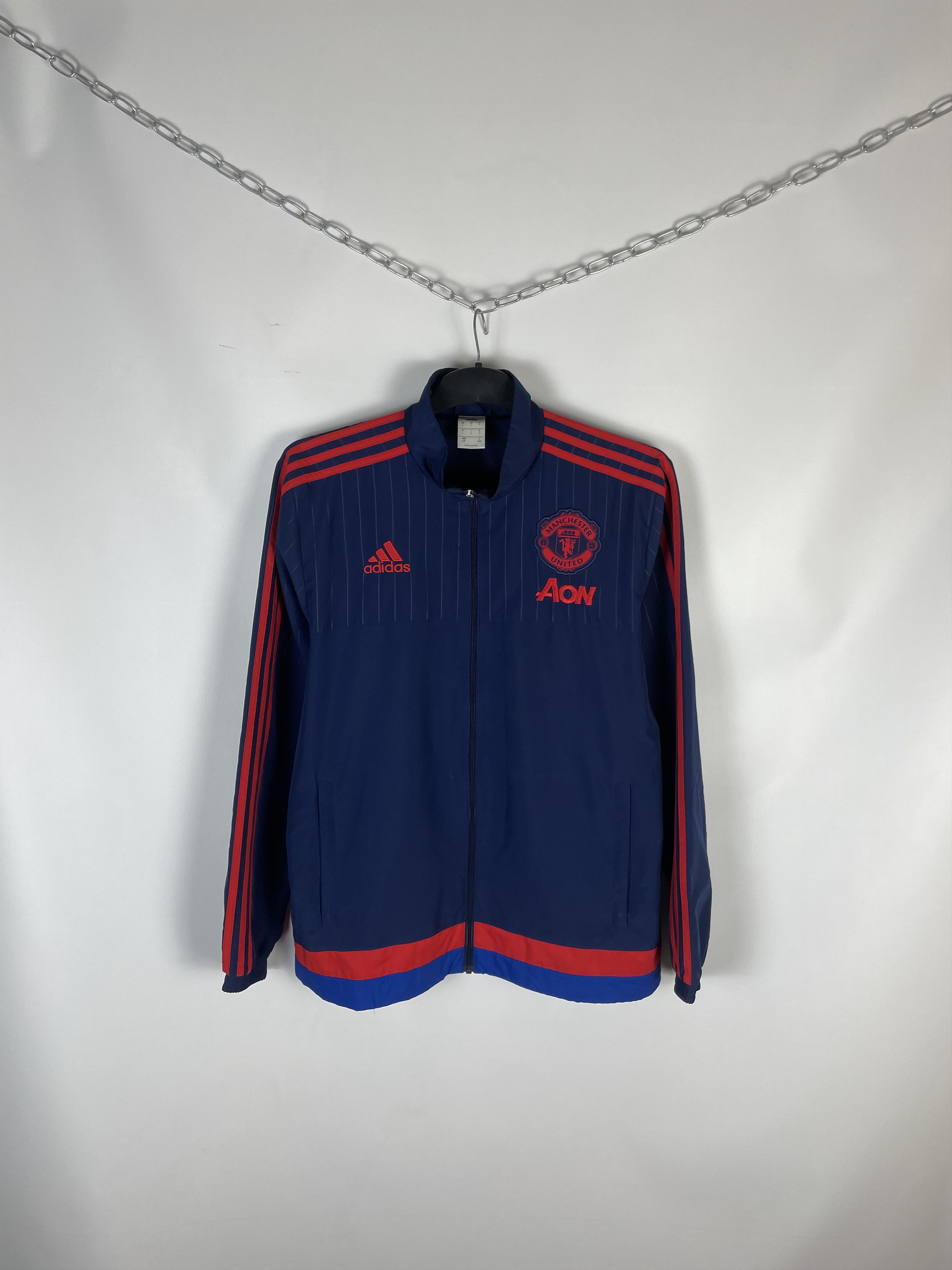Adidas Adidas Manchester United Ttack Jacket Size US L / EU 52-54 / 3 - 1 Thumbnail
