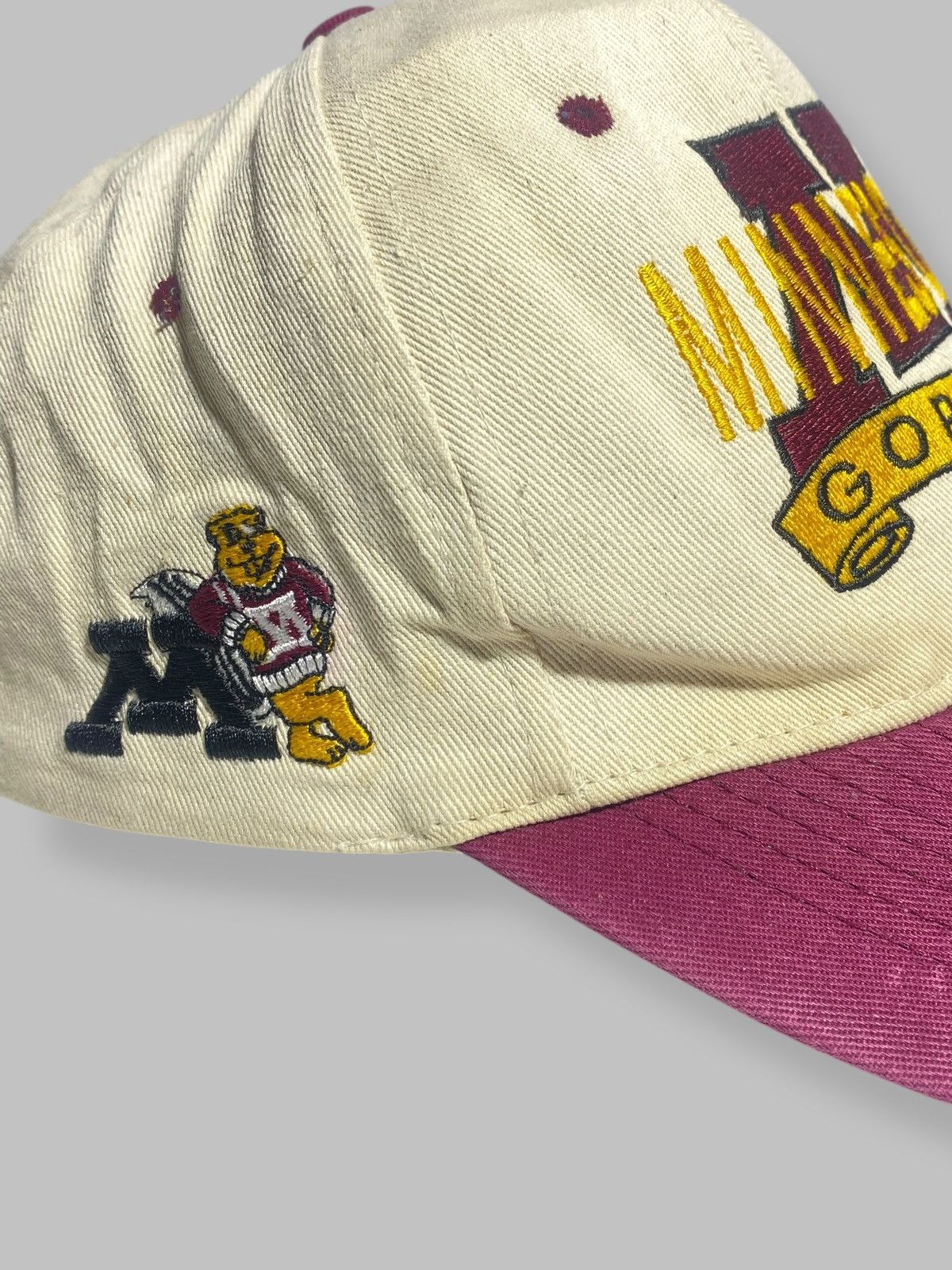 Vintage Vintage Minnesota Golden Gophers Spell Out Head Start Cap Size ONE SIZE - 6 Thumbnail