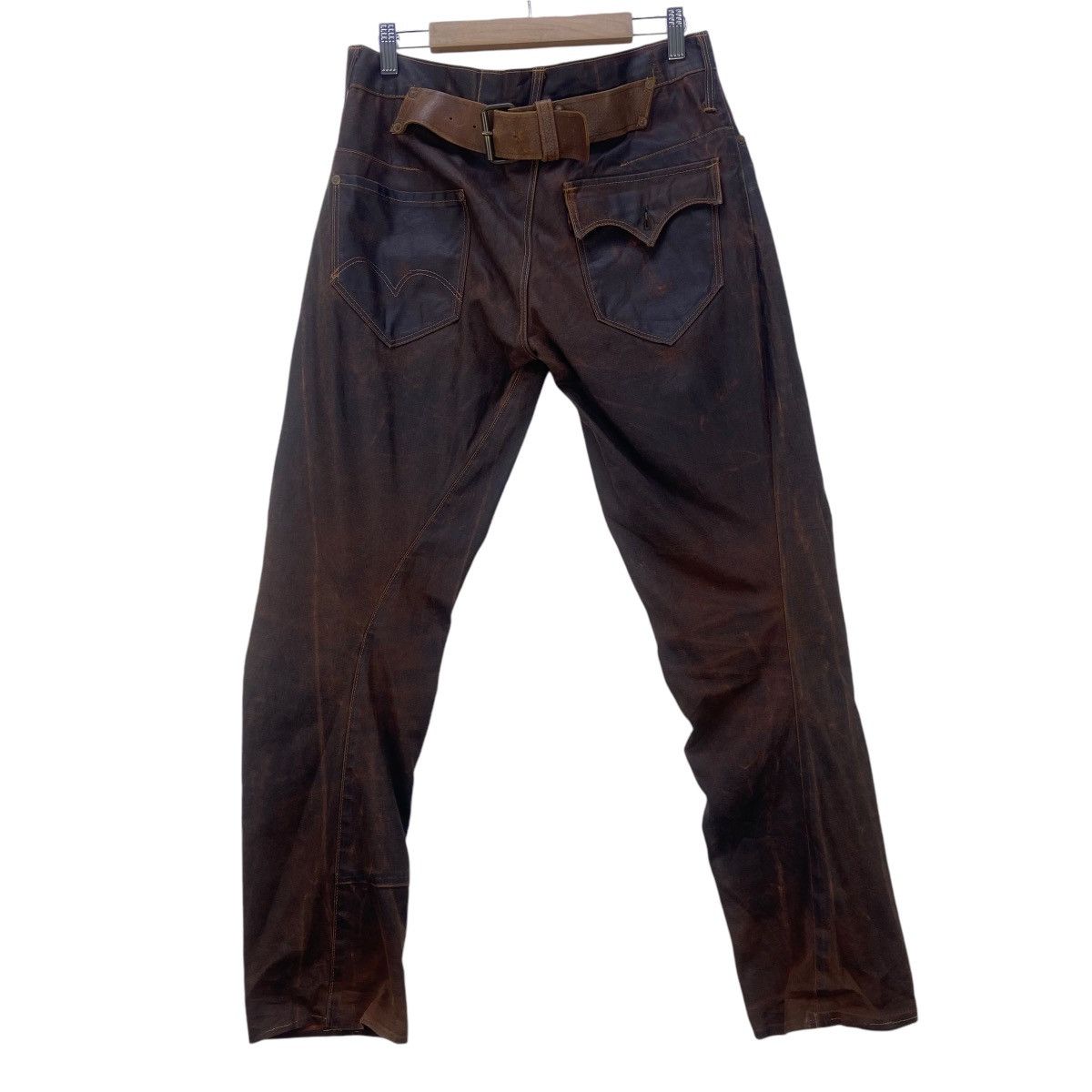 Levi's Vintage Levi’s Made in Italy Buckle Back Pants Size US 29 - 1 Thumbnail