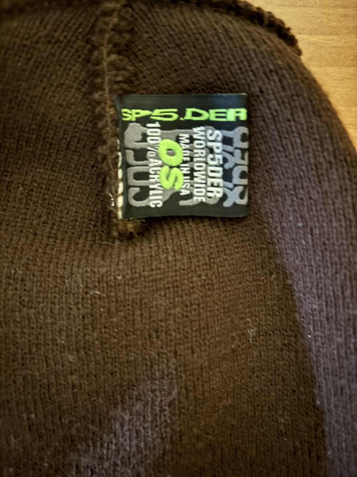 Sp5der Spider beanie brown Size ONE SIZE - 4 Thumbnail