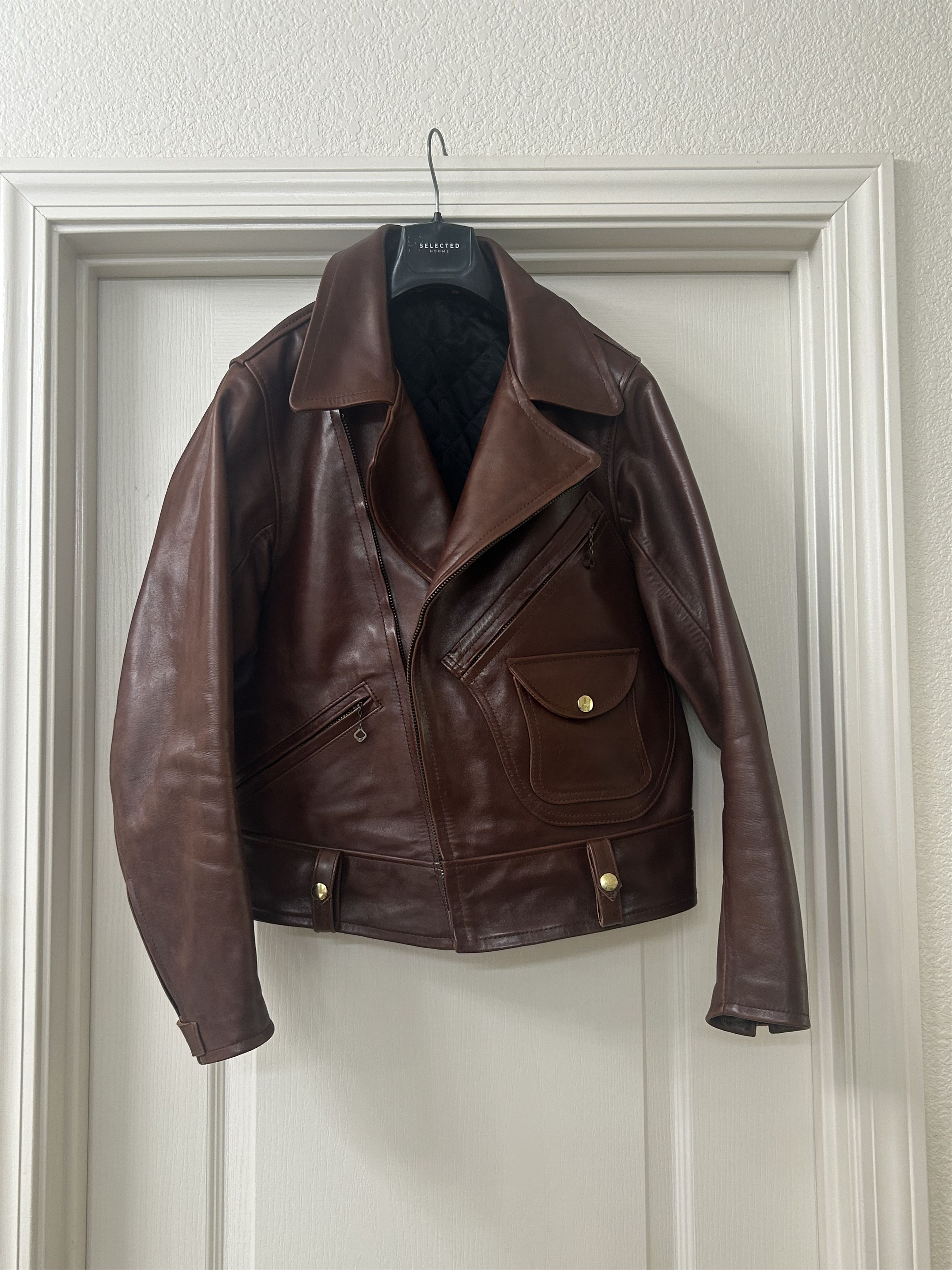 Dapper’s LOT1819 Leather Jacket Size 36 Freewheelers