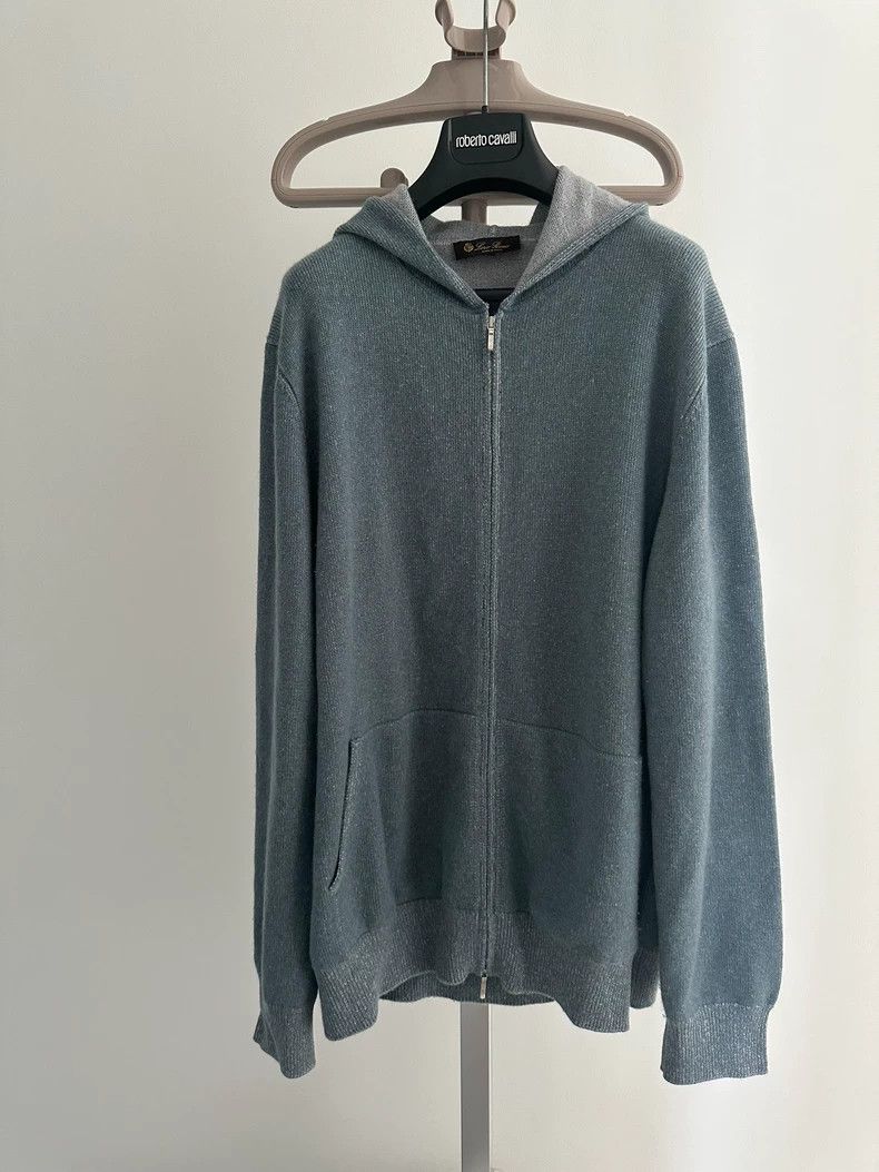 Loro Piana Men's Cashmere Hooded Sweater
