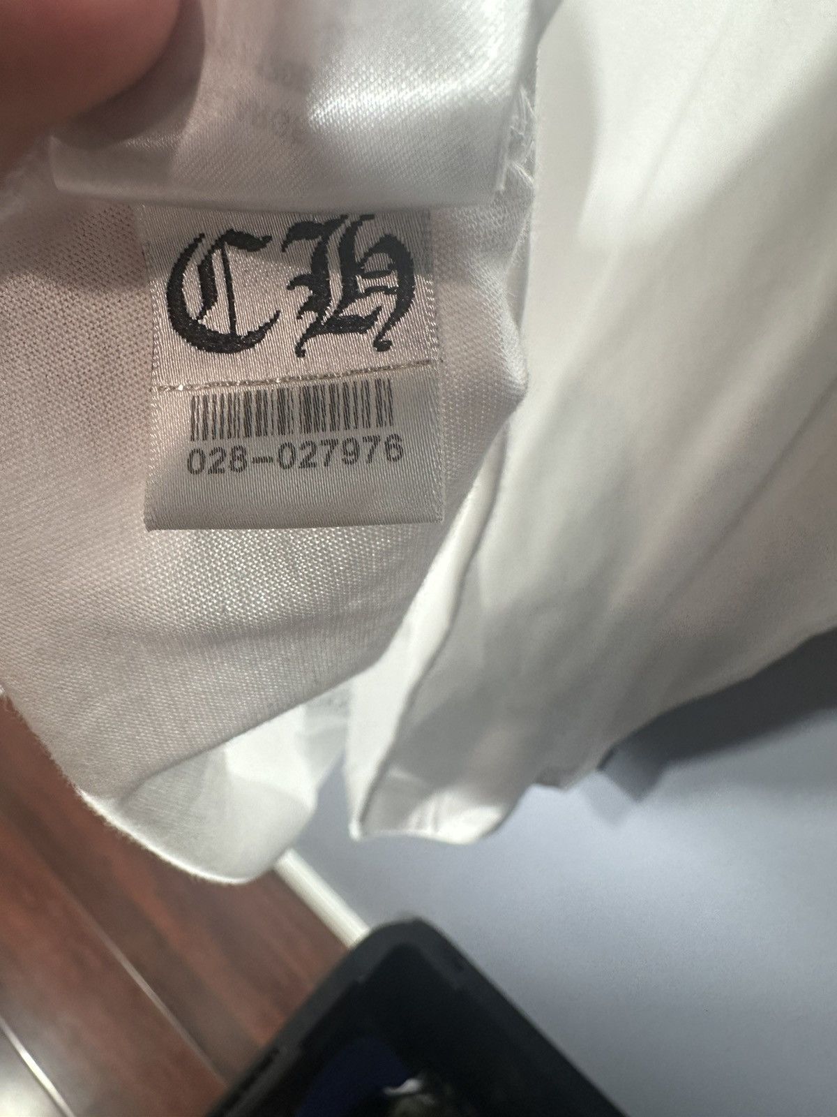 Chrome Hearts Chrome hearts neck logo tshirt Size US XXL / EU 58 / 5 - 4 Thumbnail