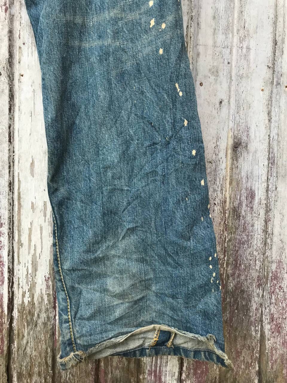 If Six Was Nine BigTrain Distressed Grunge Denim Size US 34 / EU 50 - 7 Thumbnail