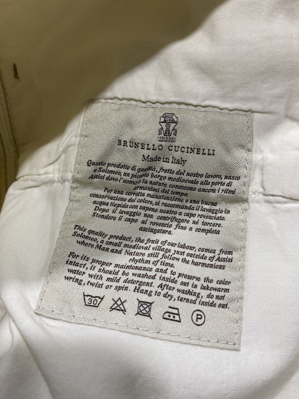 Brunello Cucinelli Dirty White Jeans Size US 32 / EU 48 - 12 Thumbnail