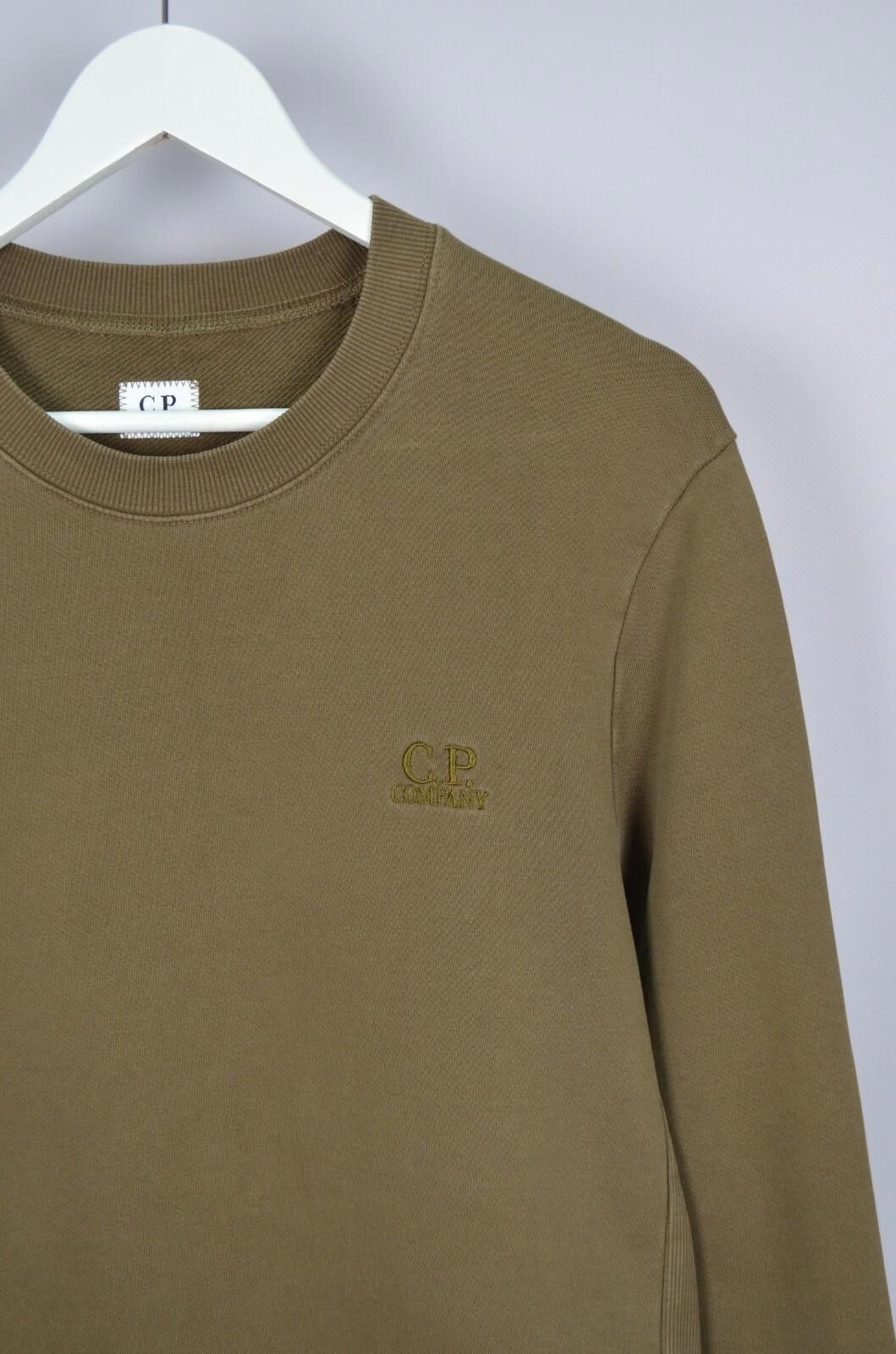 C.P. Company C.P. Company Logo Mens Khaki Crew Neck Sweatshirt Size L Size US L / EU 52-54 / 3 - 5 Thumbnail