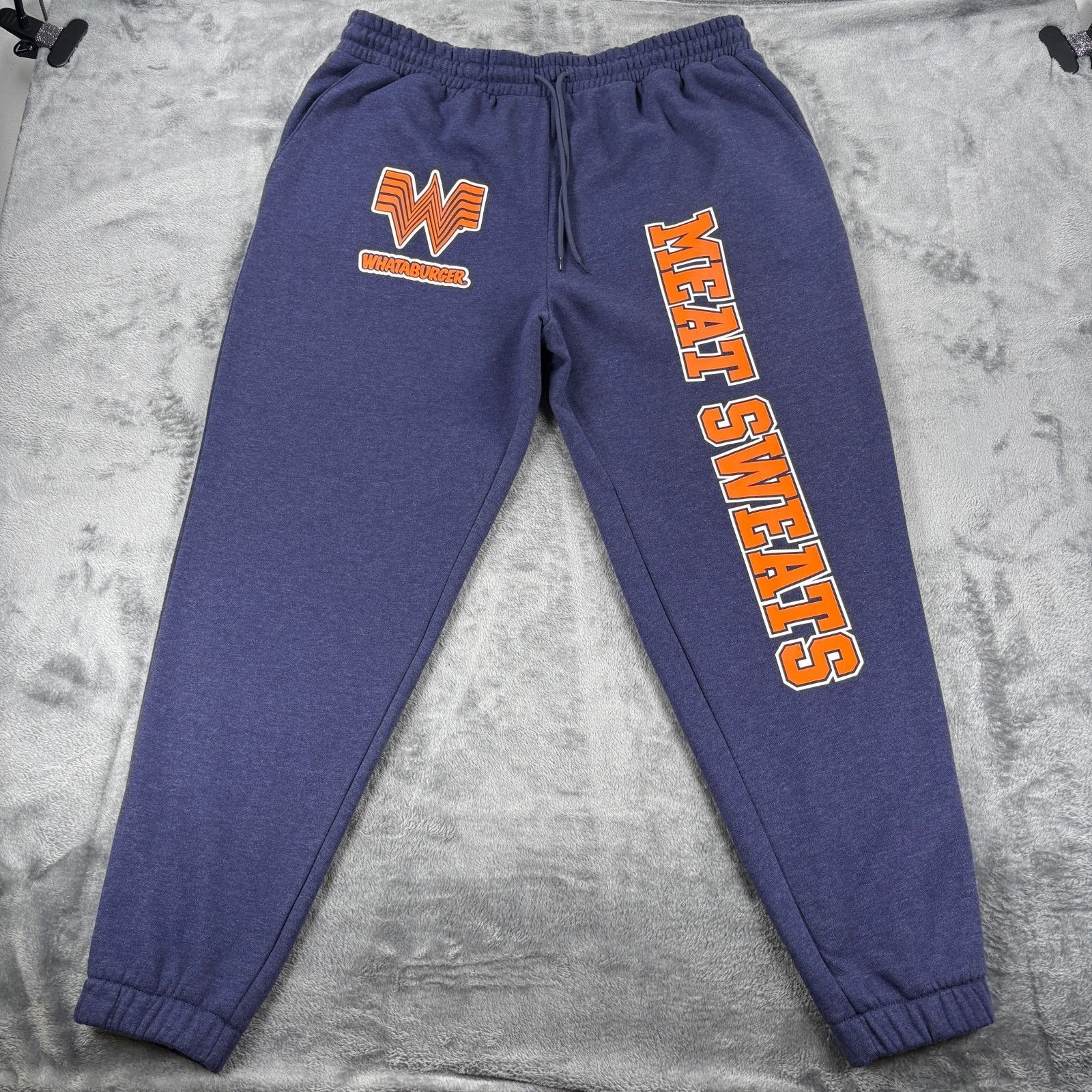 Other Whataburger Sweatpants Men 2XL Meat Sweats Lounge Cozy RARE Size US 39 - 1 Thumbnail