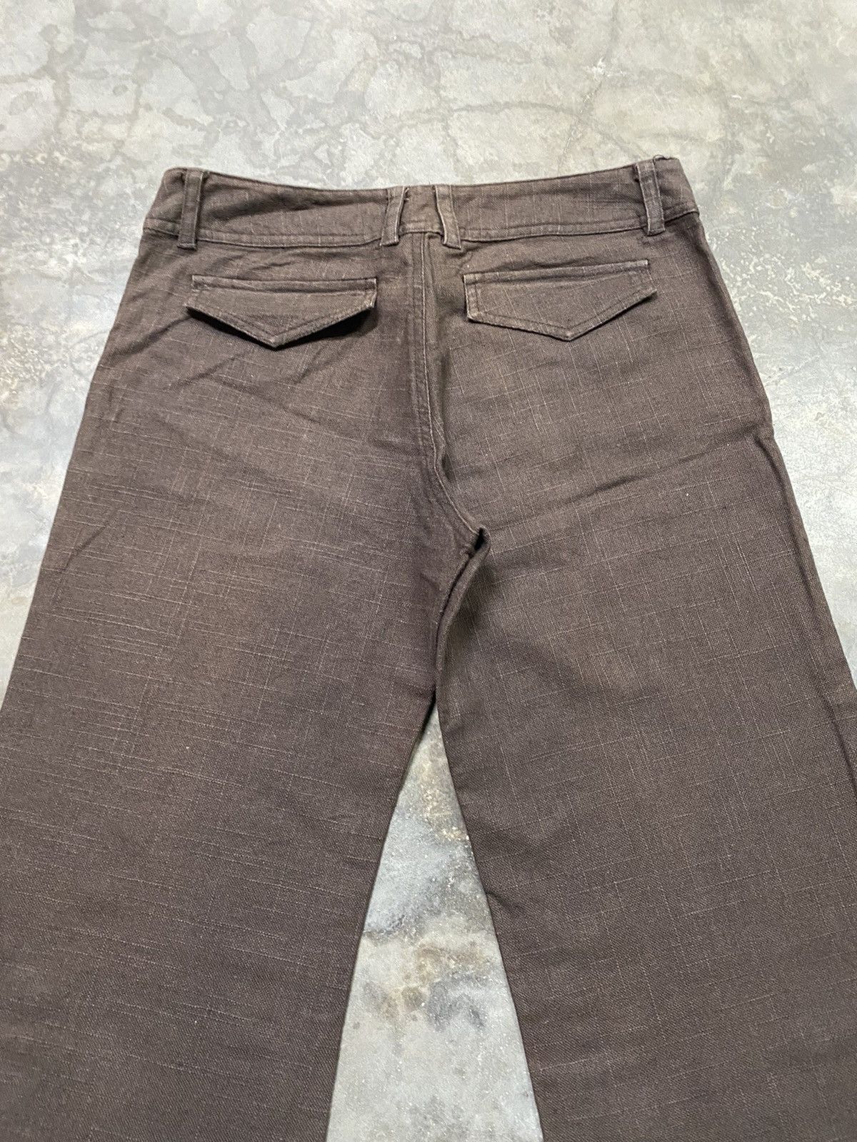 Hysteric Glamour × Japanese Brand Baggy Flare Designer Zazie Collection Japan Size 29" - 7 Thumbnail