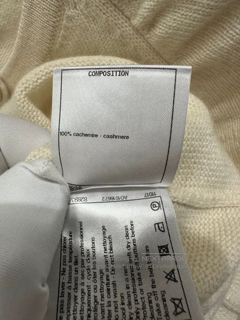 Chanel Chanel Athens Series Beige Cashmere Knitted Skirt Size XXS / US 00 / IT 34 - 5 Thumbnail