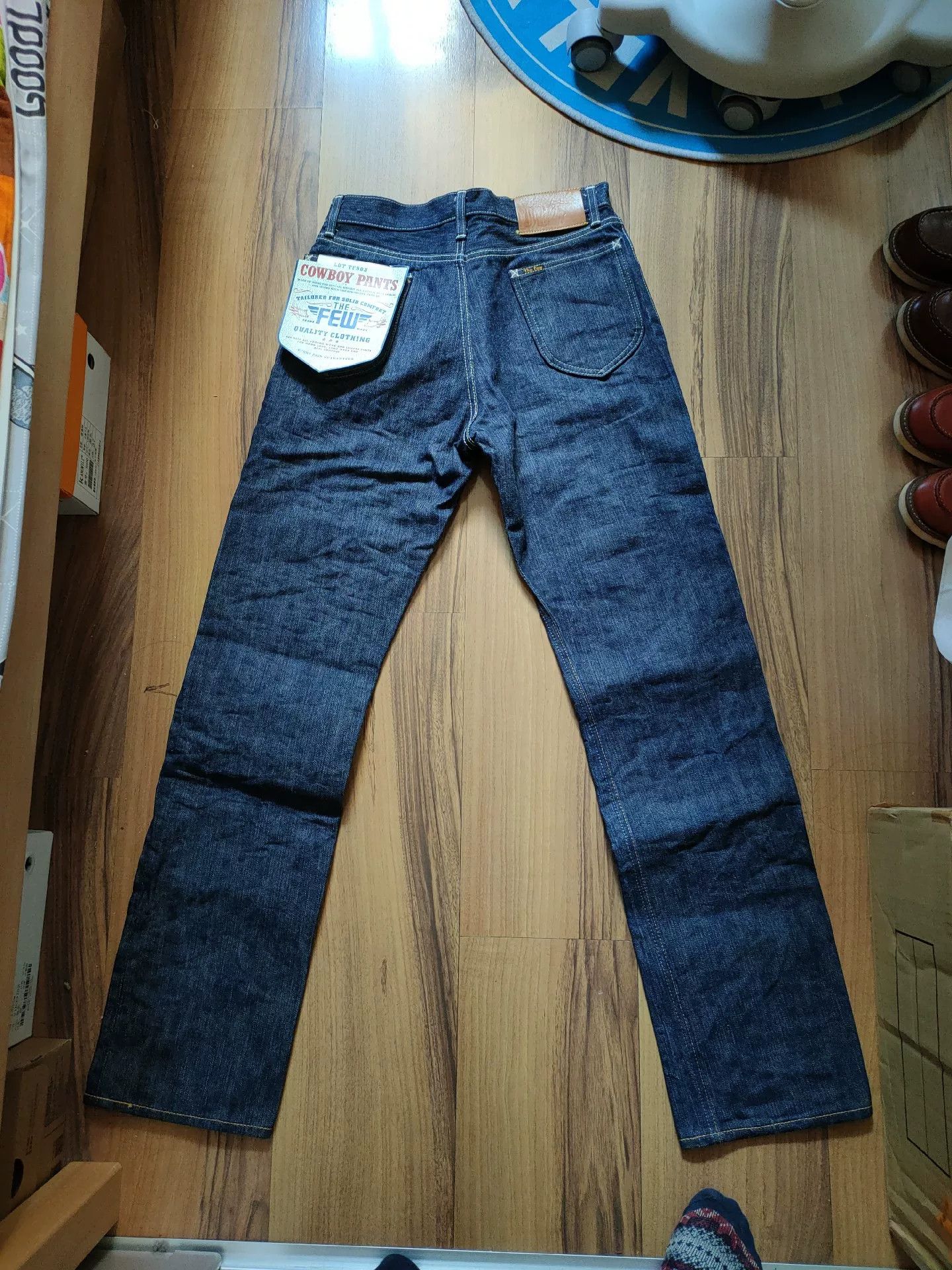 The Real McCoy's dark blue denim cowboy pants for men Size US 30 / EU 46 - 1 Thumbnail