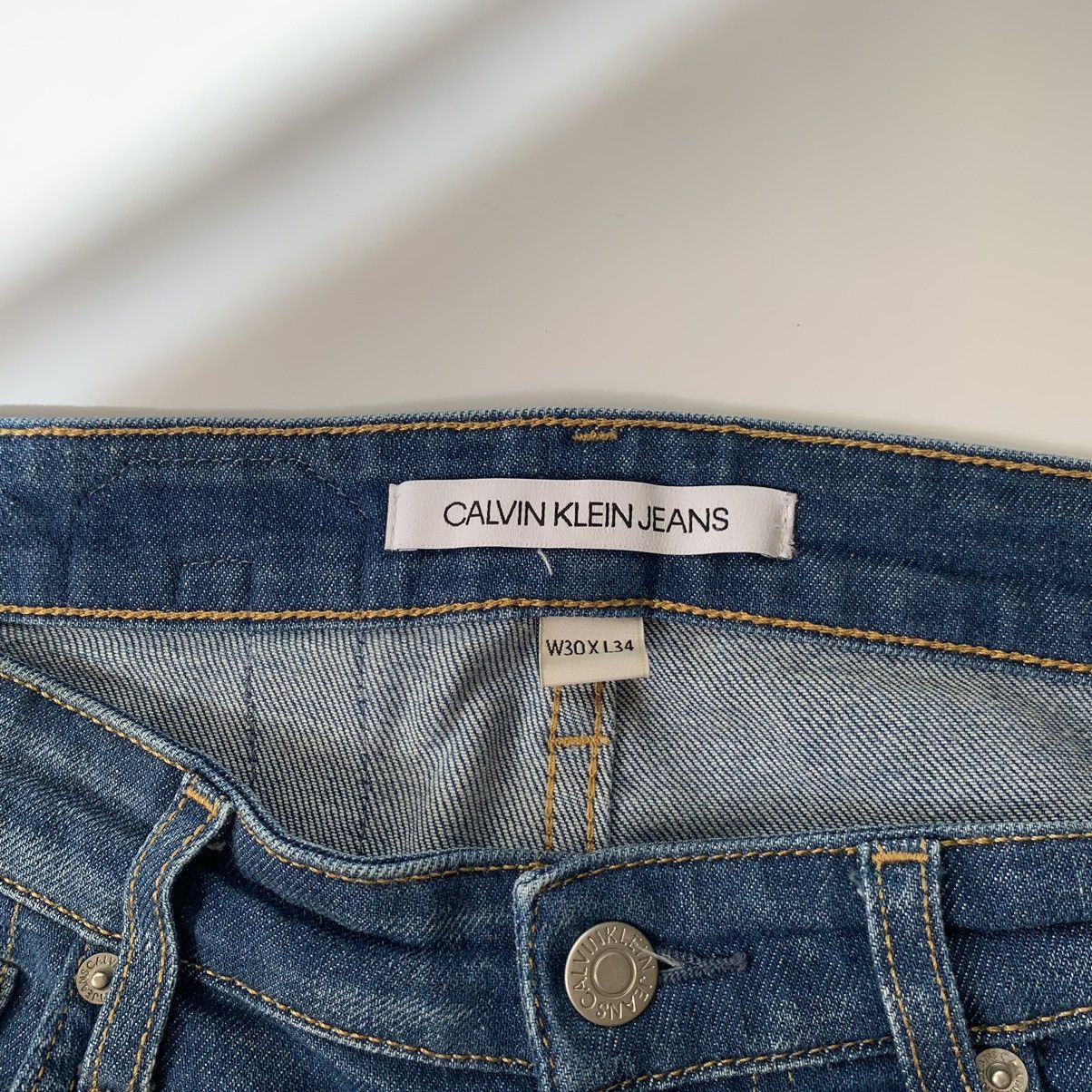 Calvin Klein Calvin Klein distressed BIG LOGO Jeans Size US 34 / EU 50 - 18 Thumbnail