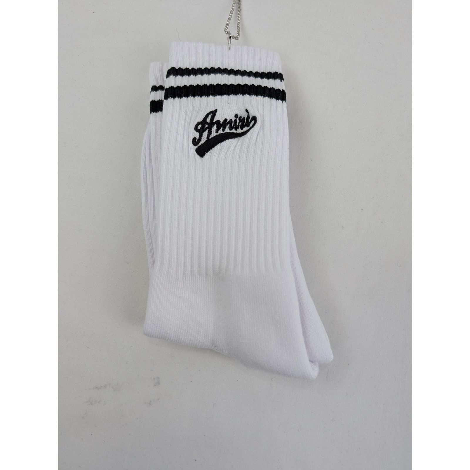 Amiri o1rshd1 Q:2 / Size: 41-42 / Amiri Varsity Script Socks Size ONE SIZE - 4 Thumbnail