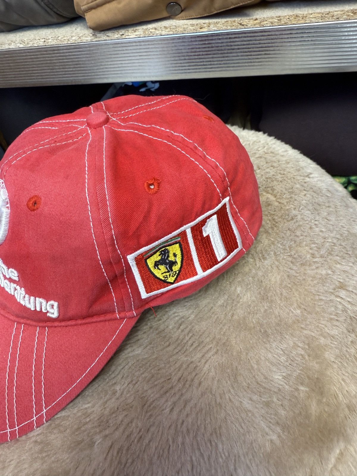 Ferrari Vintage Ferarri Schumacher Racing Y2K Cap Size ONE SIZE - 3 Thumbnail