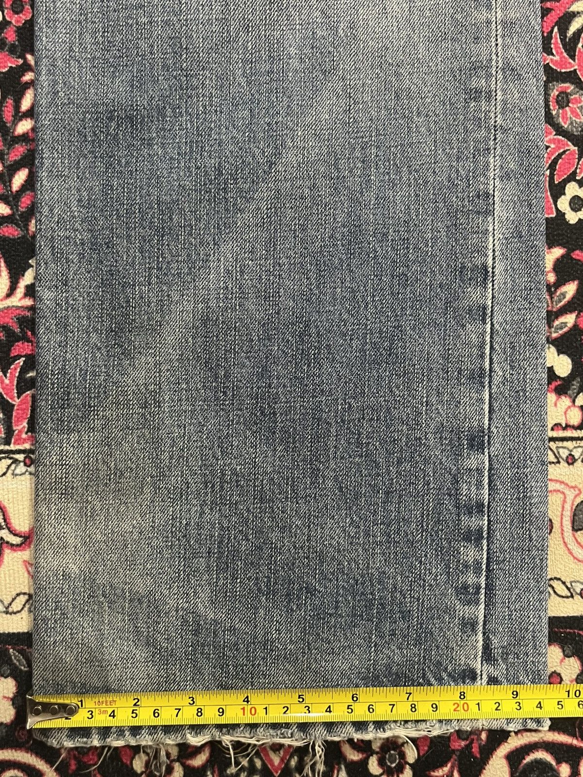 Le Grande Bleu (L.G.B.) ⚡️Distressed⚡️Zara Destroy Grunge Style Blue Washed Flare Jean Size US 34 / EU 50 - 18 Thumbnail
