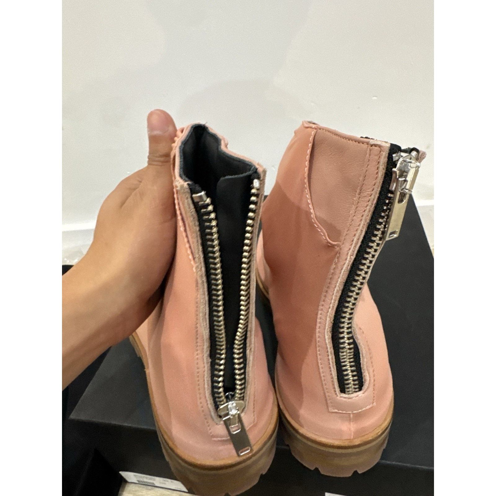 424 424 Marathon Boot 'Light Pink' Zipped Ankle Size 37 Size US 5 / EU 37 - 9 Thumbnail