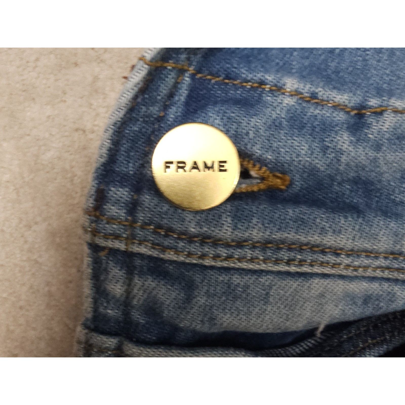 Frame Frame Classic Le Garcon Distressed Overall Carpenter S Size 26" / US 2 / IT 38 - 7 Thumbnail