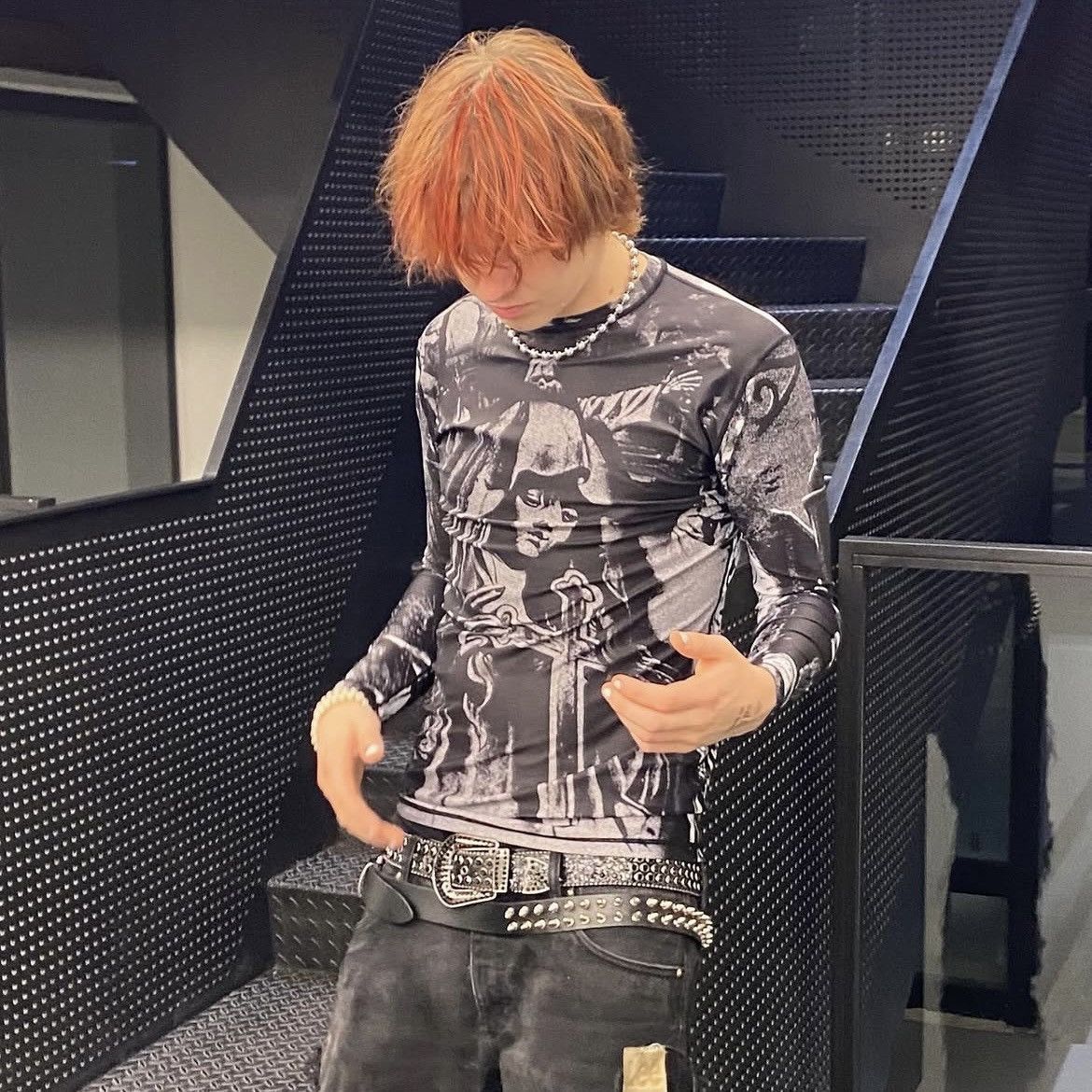 Japanese Brand × Vintage Introvert Studios “Guardian Angel” Fitted Longsleeve Size US XL / EU 56 / 4 - 6 Thumbnail