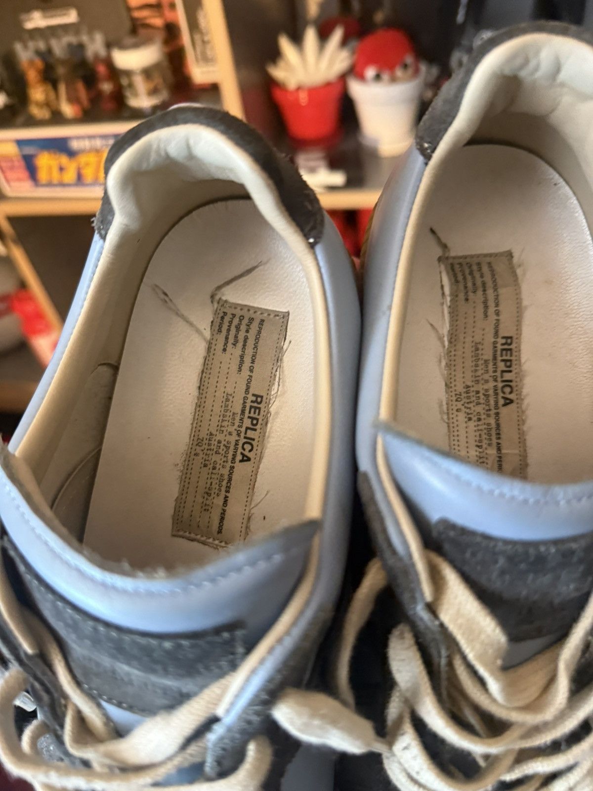Maison Margiela Maison Margiela GAT Blue Sneakers Size US 8 / EU 41 - 4 Thumbnail