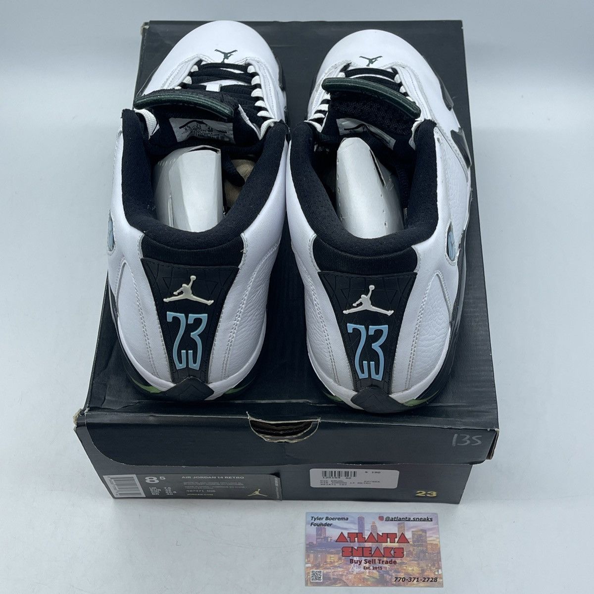 Jordan Brand Air Jordan 14 oxidized green Size US 8.5 / EU 41-42 - 6 Thumbnail