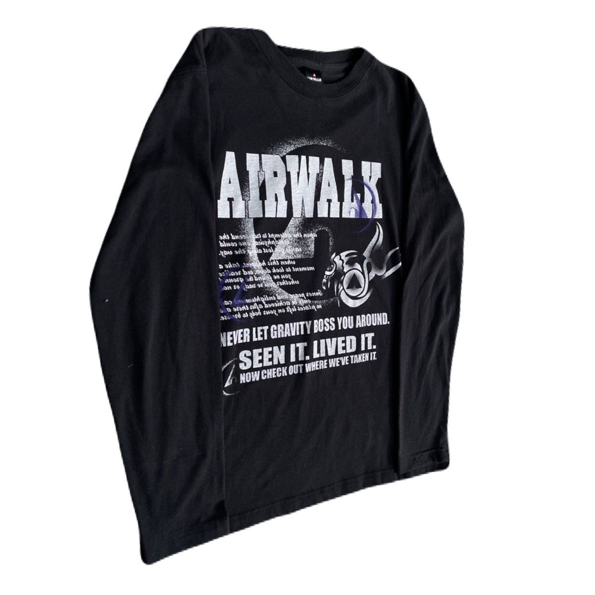 If Six Was Nine 2000s Japanese archive Vkei Poem Long Sleeve Tee Gyaruo Size US M / EU 48-50 / 2 - 3 Thumbnail