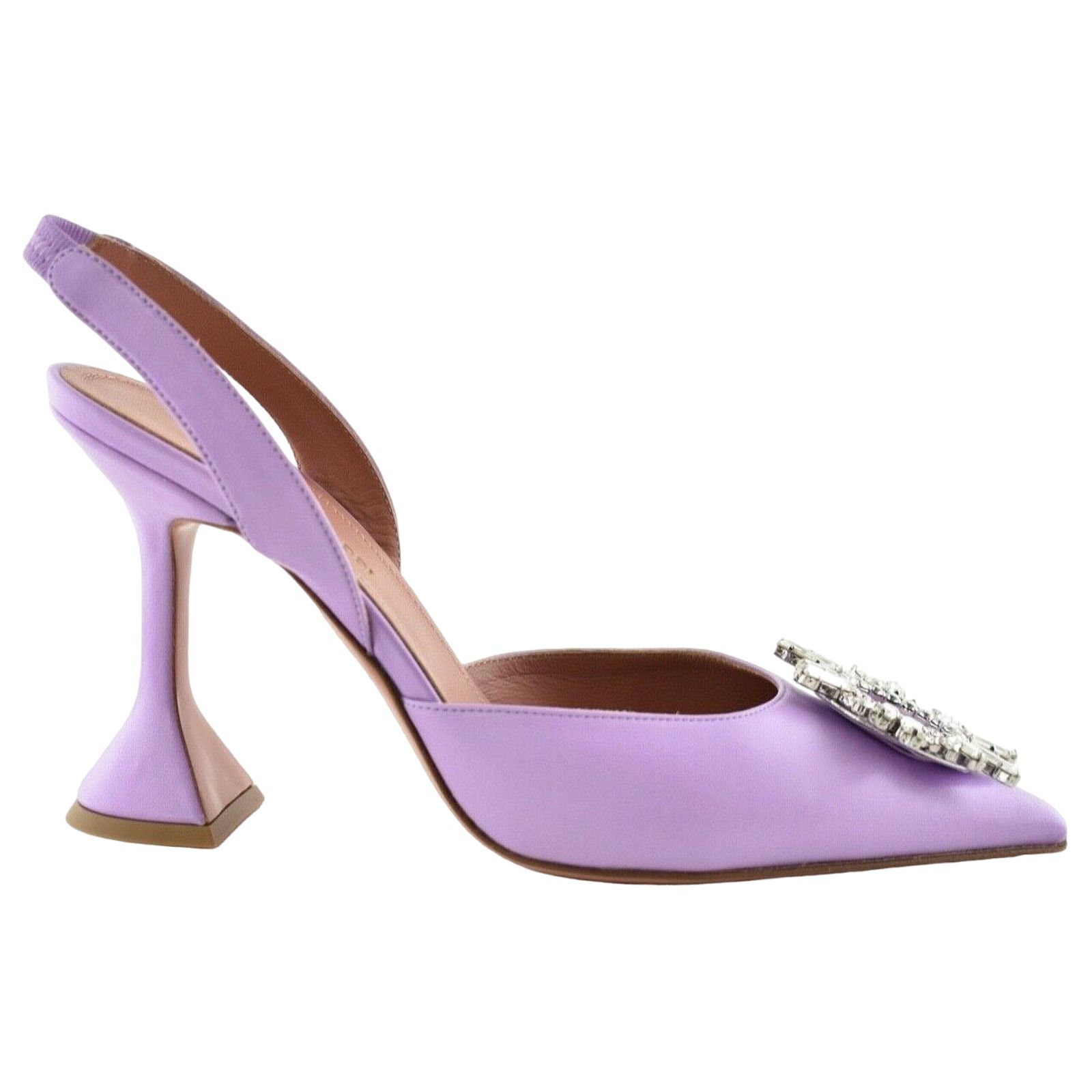 Amina Muaddi Begum Sling Slingback Unicorn Sandal Heel Pump 36 Size US 6 / IT 36 - 1 Thumbnail