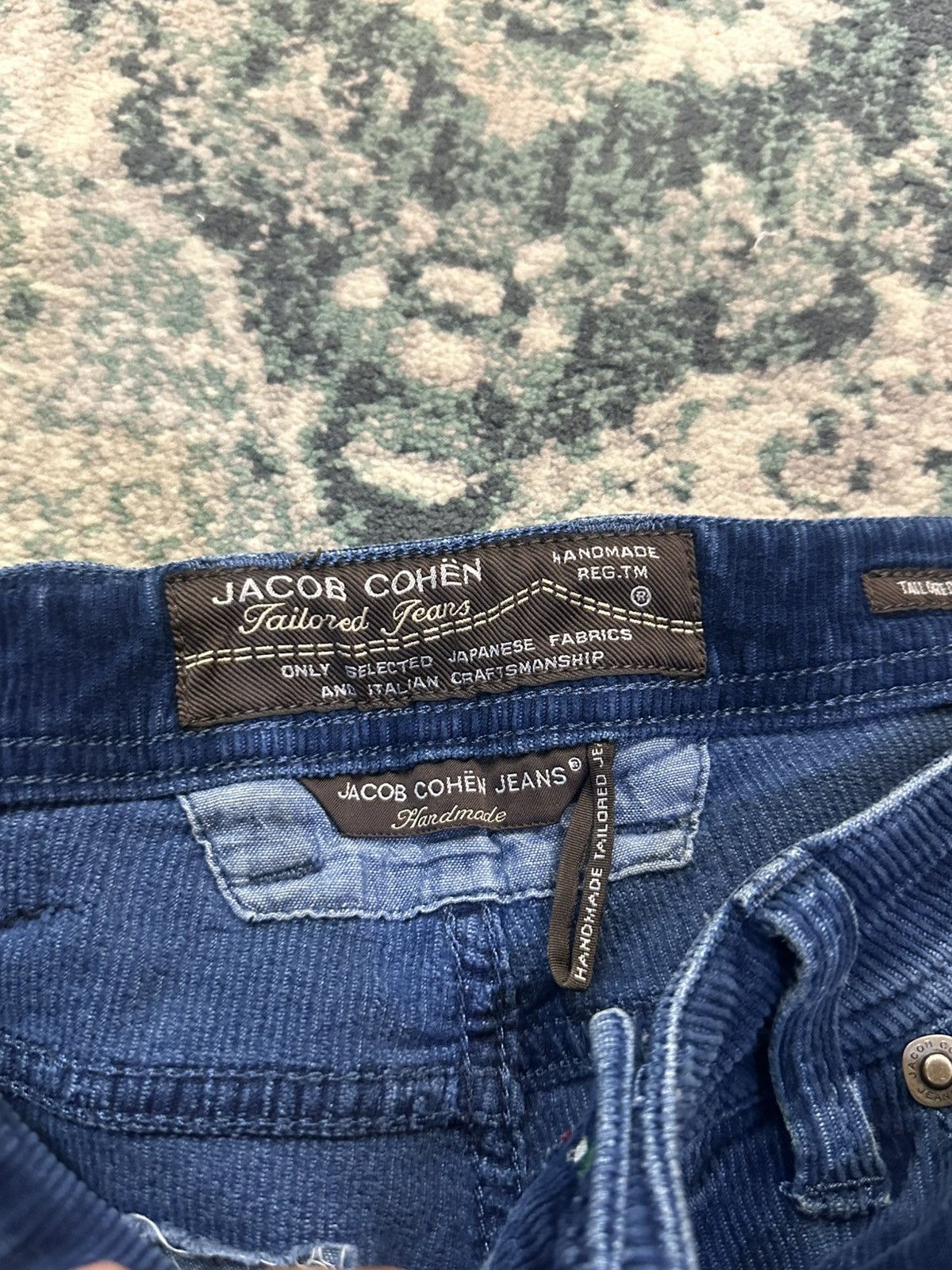 Jacob Cohen Jacob Cohen J622 Comfort Stretch Corduroy Pant (Handmade) Size US 31 - 10 Thumbnail